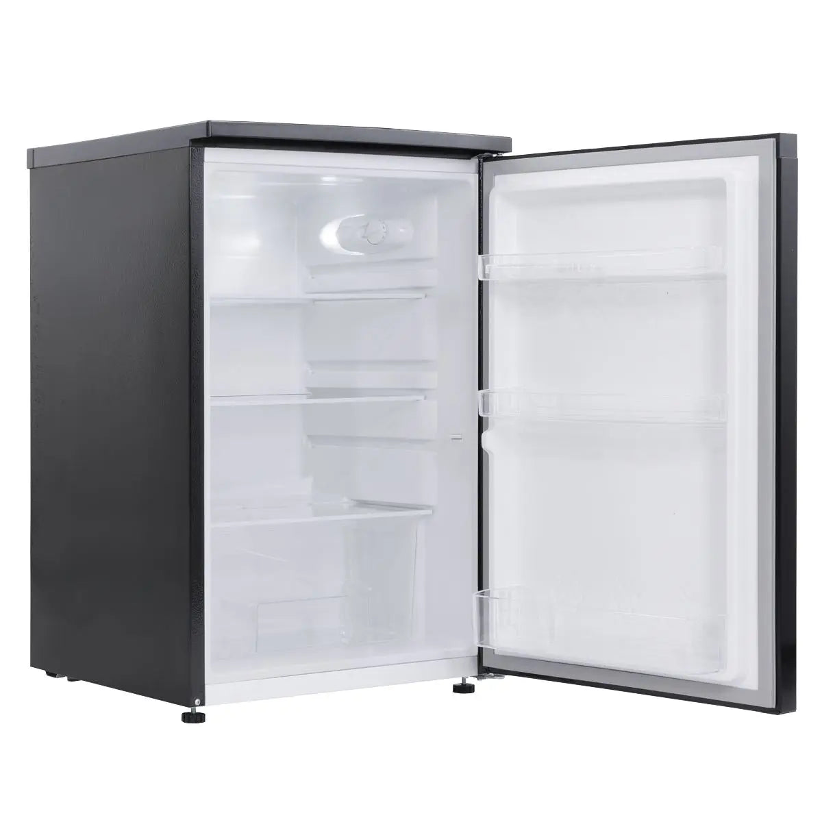 Baridi 55cm Undercounter Larder Fridge, 130L Capacity - Black White Rose Tools