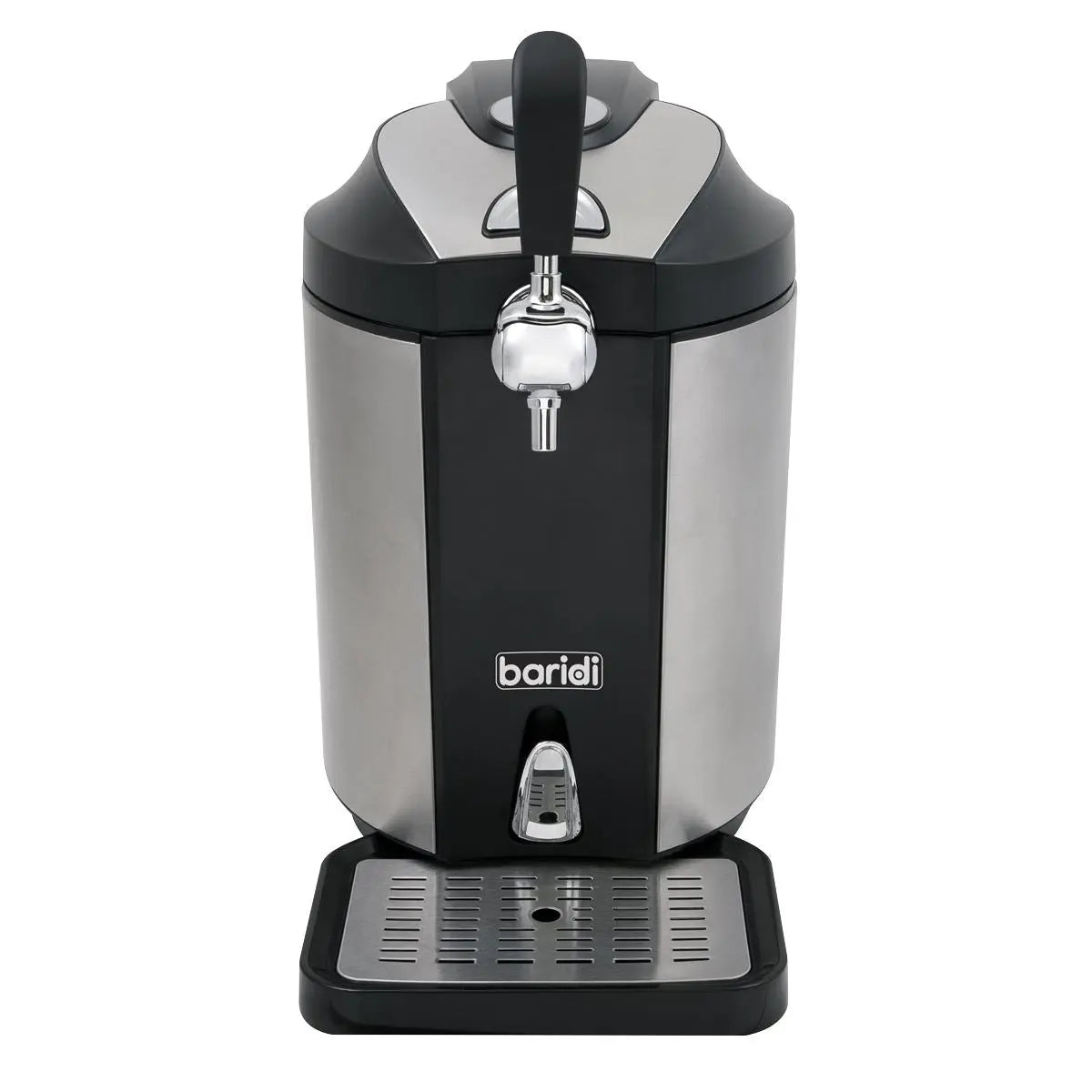 Baridi 5L Mini Keg Beer Dispenser Tap 4°C Integrated Cooling  White Rose Tools