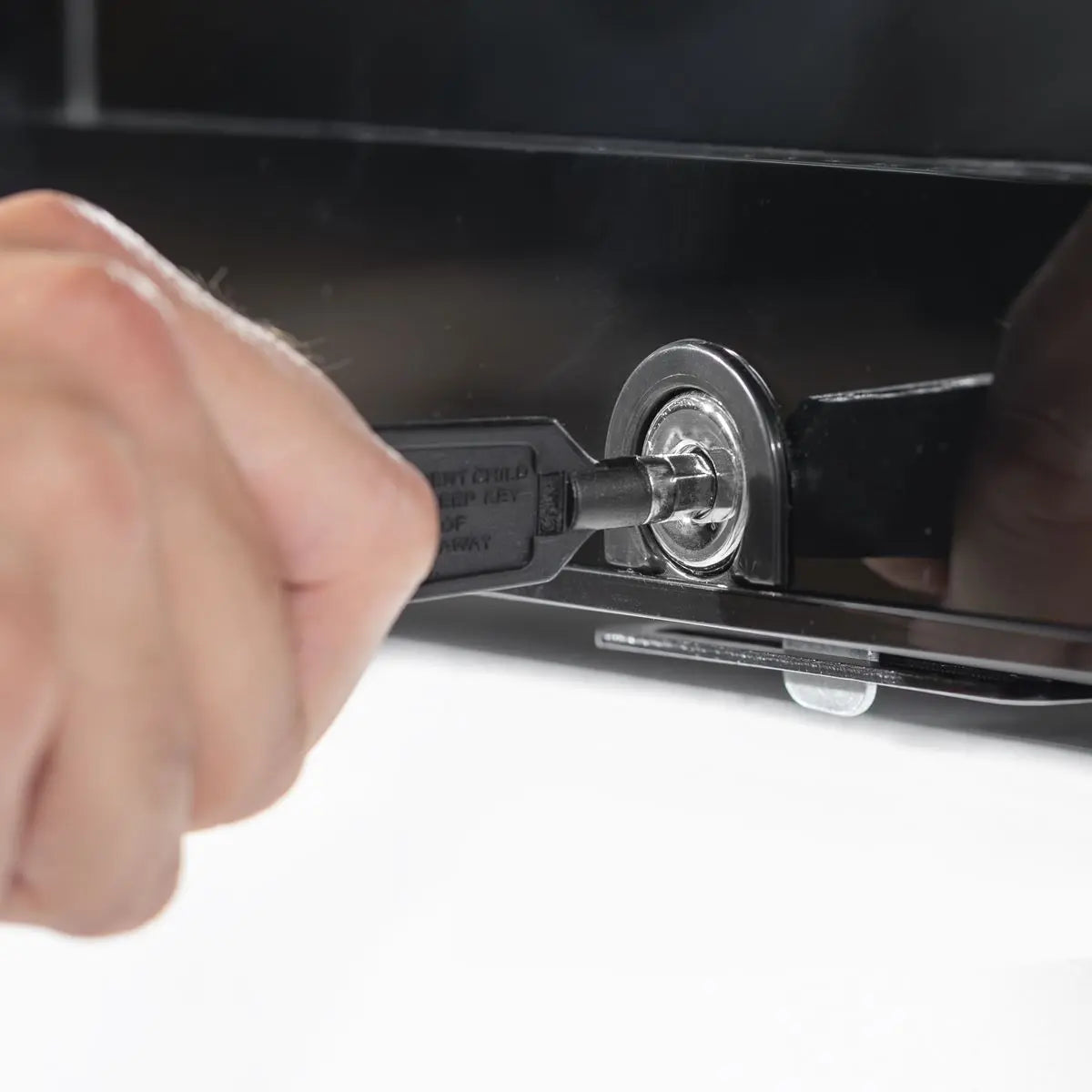 Baridi 60L Beer & Drinks Fridge with LED Light, Black and Glass Door  White Rose Tools