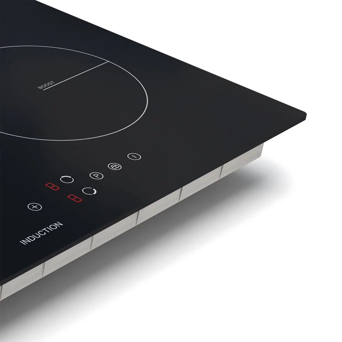Baridi 60cm Built-In Induction Hob with 4 Cooking Zones, 2800W, Boost Function, 9 Power Levels, Touch Control, Timer, supplied with 13A Plug White Rose Tools