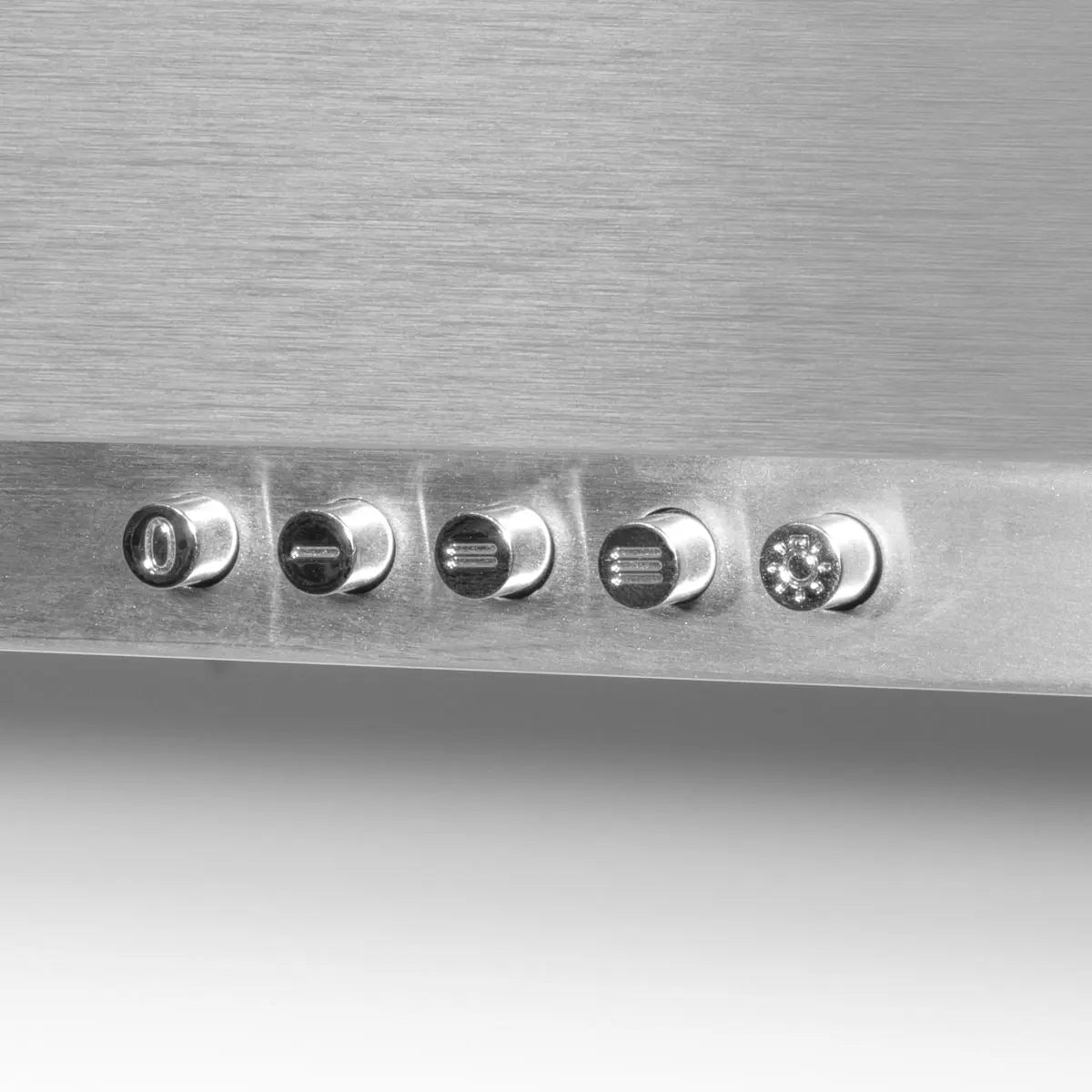 Baridi 60cm Chimney Style Cooker Hood with Carbon Filters, Stainless Steel White Rose Tools