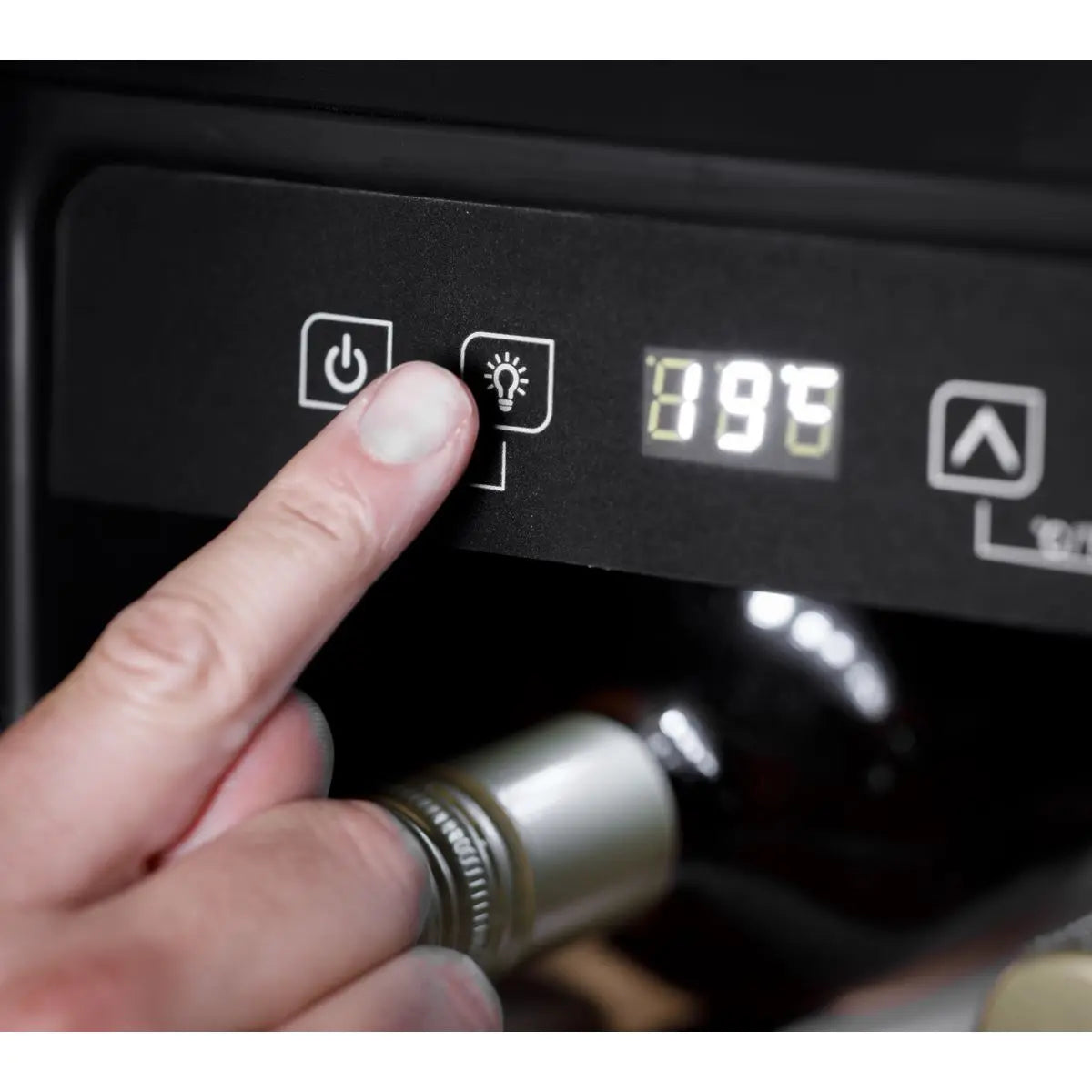 Baridi 60cm Dual Zone Wine Cooler and Drinks Fridge 40 Bottle/120 Can Built-In Under Counter/Freestanding Glass Fronted Bar Drinks Fridge Chiller  White Rose Tools