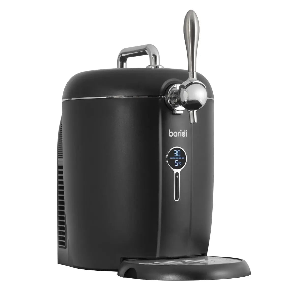 Baridi 6L Beer Keg Dispenser Tap with Electric Compressor and Integrated Cooling, No Gas Cartridges - DH115 White Rose Tools