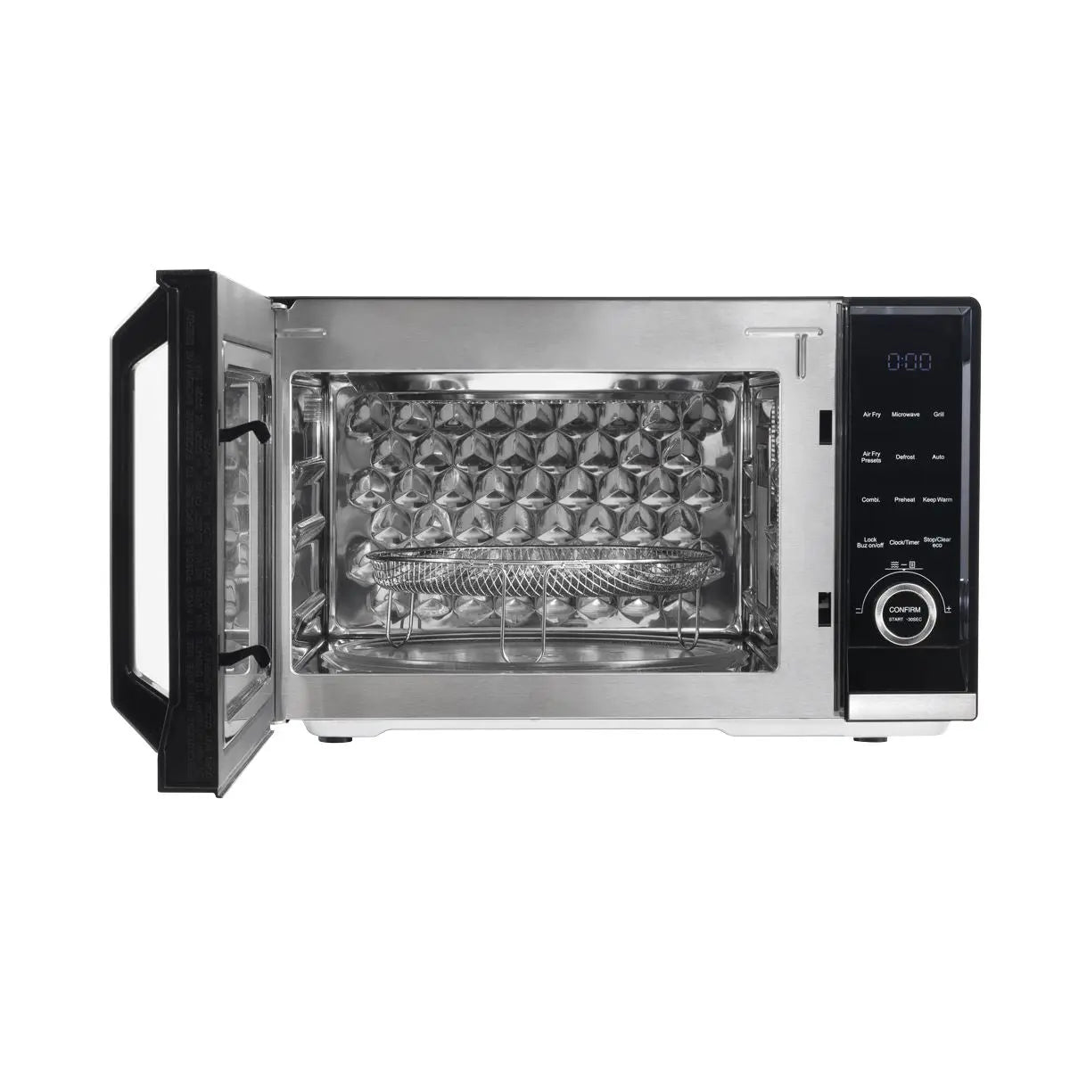 Baridi 7-in-1 Air Fryer Microwave & Grill, 28L Capacity - Black  White Rose Tools