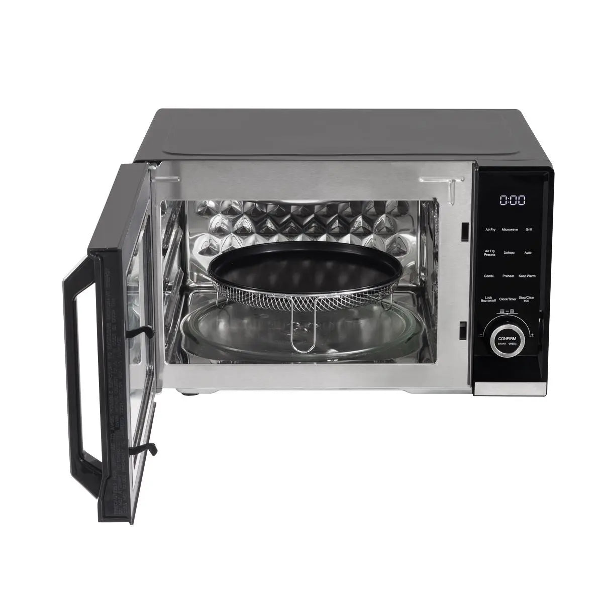 Baridi 7-in-1 Air Fryer Microwave & Grill, 28L Capacity - Black  White Rose Tools