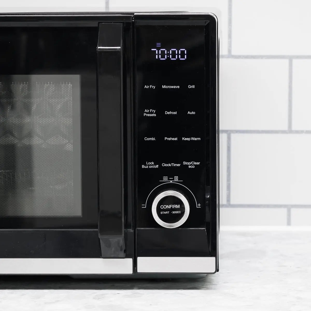 Baridi 7-in-1 Air Fryer Microwave & Grill, 28L Capacity - Black  White Rose Tools