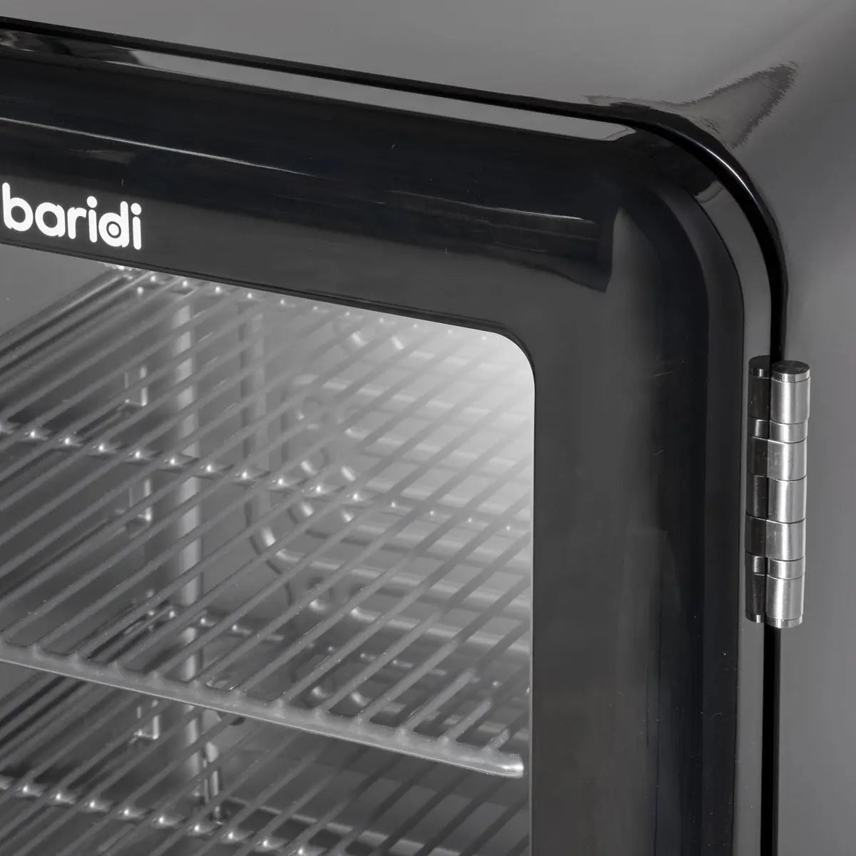 Baridi 70L Under Counter Drinks/Beer & Wine Cooler Fridge, Retro Style, Black  White Rose Tools