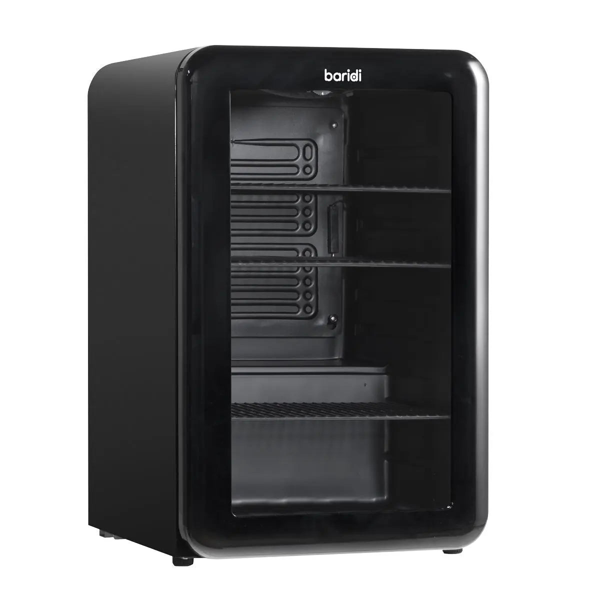 Baridi 70L Under Counter Drinks/Beer & Wine Cooler Fridge, Retro Style, Black  White Rose Tools