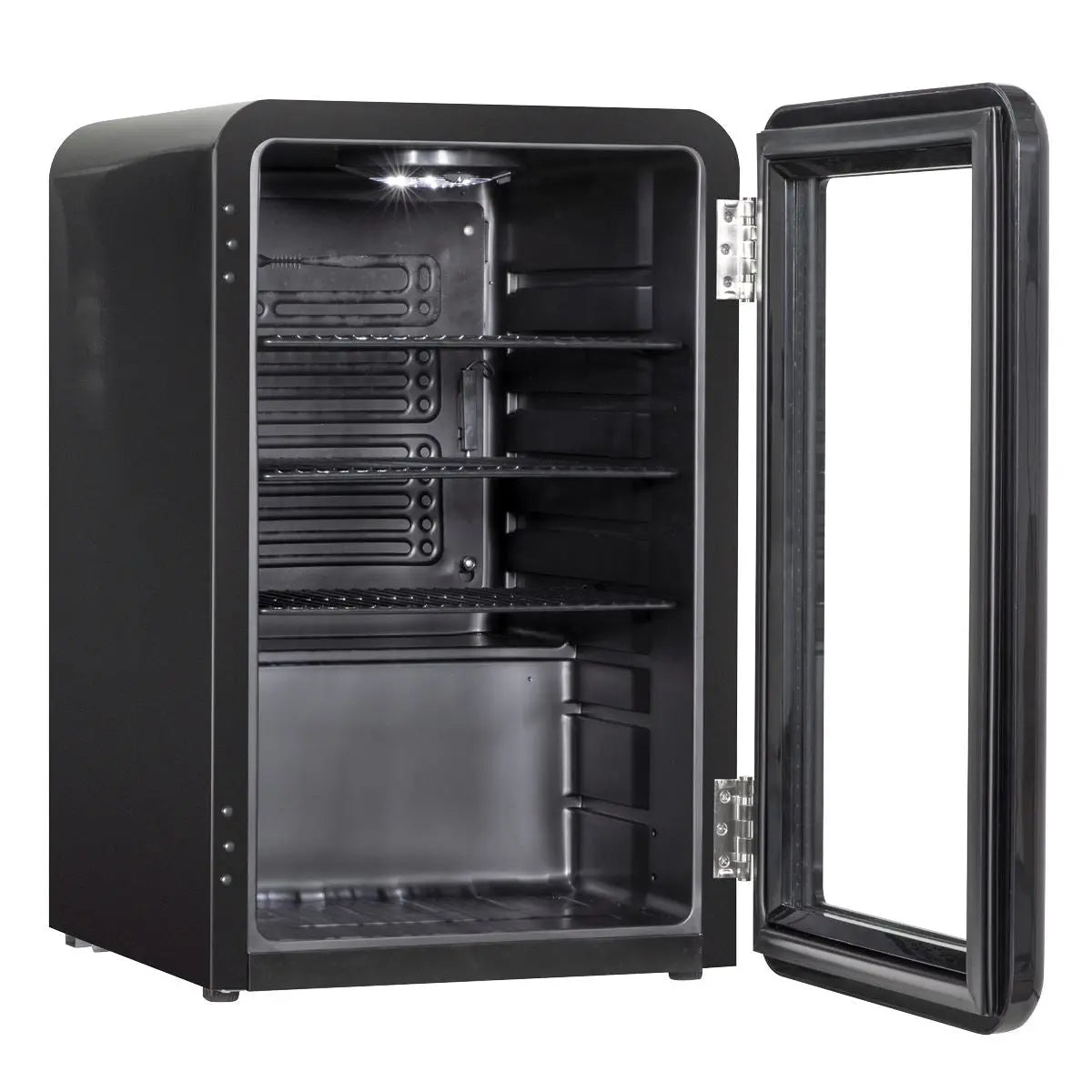 Baridi 70L Under Counter Drinks/Beer & Wine Cooler Fridge, Retro Style, Black  White Rose Tools