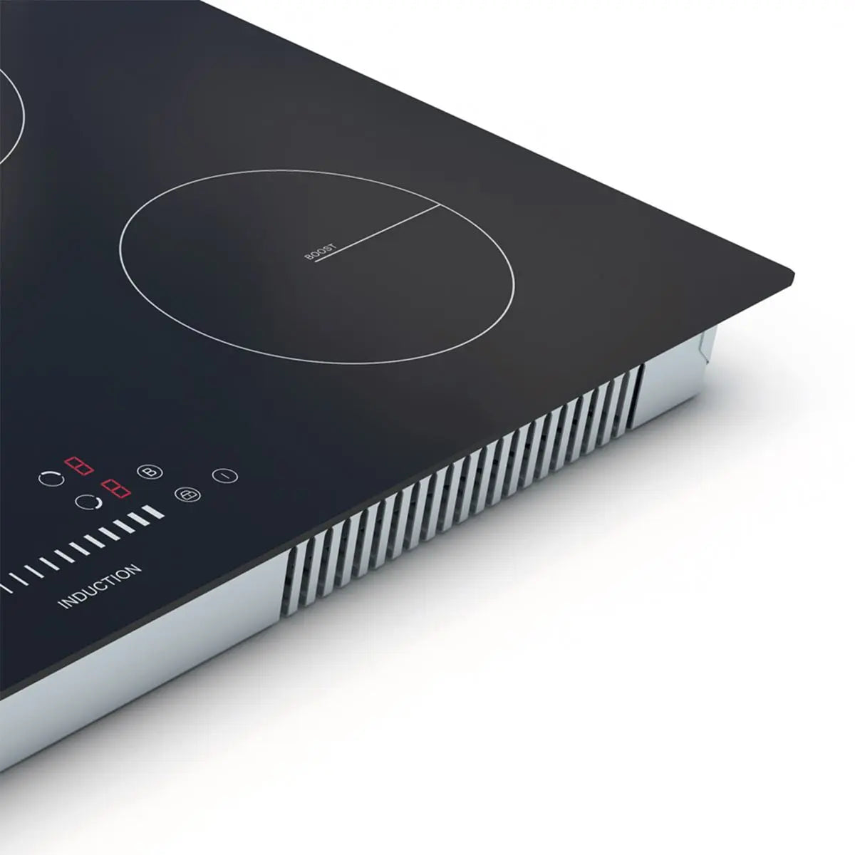 Baridi 77cm Built-In Induction Hob with 4 Cooking Zones, 7200W, Boost Function, 9 Power Levels, Touch Control & Timer, Hardwired  White Rose Tools