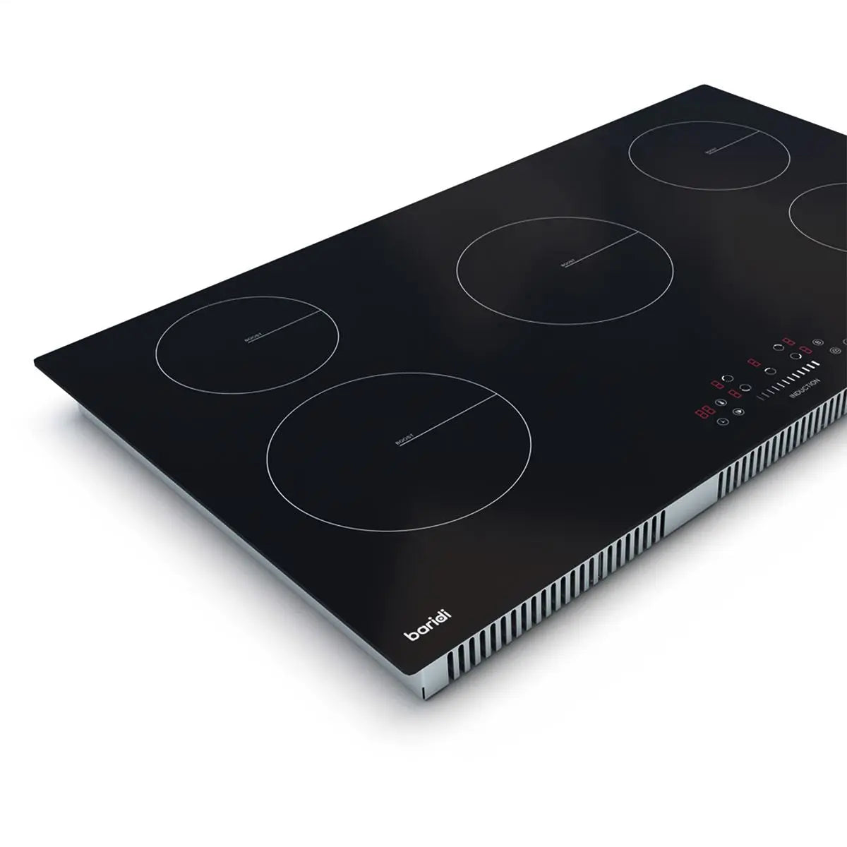 Baridi 90cm Built-In Induction Hob with 5 Cooking Zones, 9300W, Boost Function, 9 Power Levels, Slider Touch Control, Hardwired  White Rose Tools