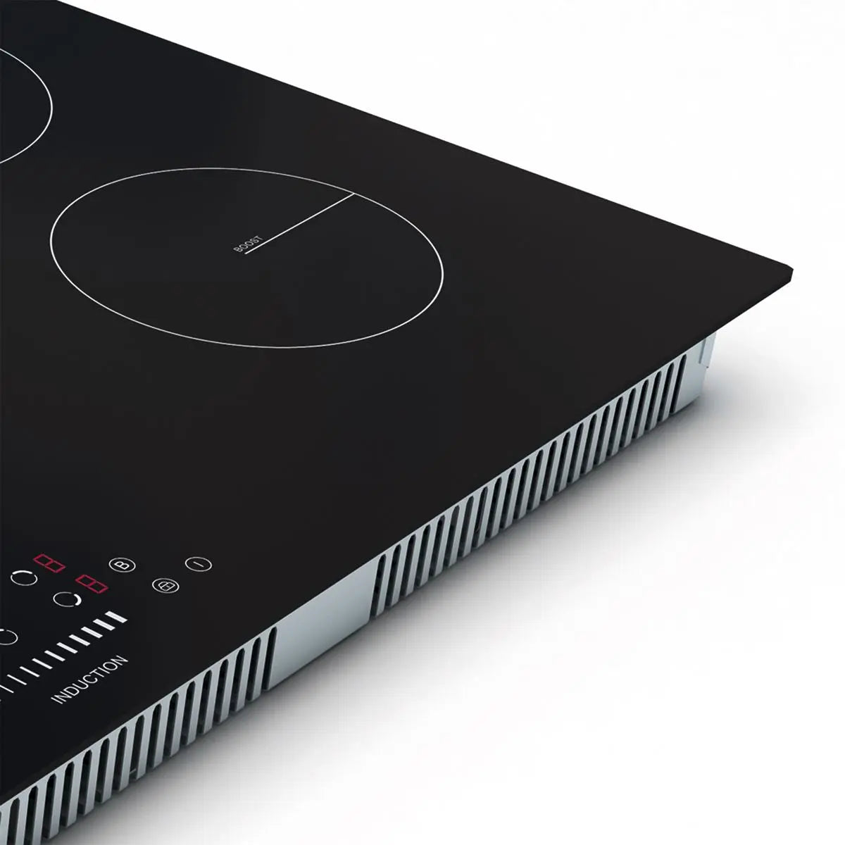 Baridi 90cm Built-In Induction Hob with 5 Cooking Zones, 9300W, Boost Function, 9 Power Levels, Slider Touch Control, Hardwired  White Rose Tools