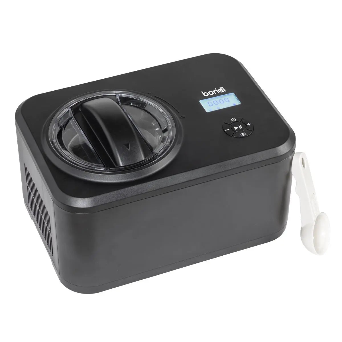 Baridi Automatic Churning Ice Cream Machine 1.5L - Black  White Rose Tools