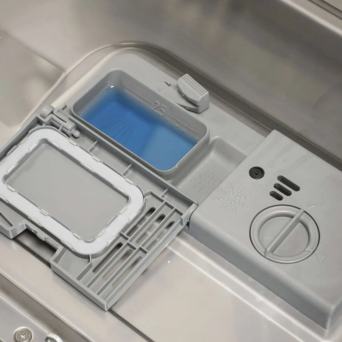 Baridi Compact Tabletop Dishwasher 8 Place Settings, 6 Programmes, Low Noise, 8L Cycle, Start Delay - Black  White Rose Tools