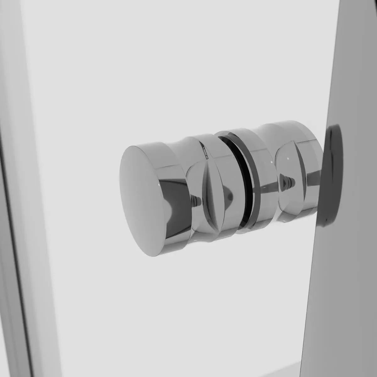 Baridi Corner Shower Entry Enclosure 1000 x 800 x 1850mm with 6mm Tempered Glass - Chrome White Rose Tools