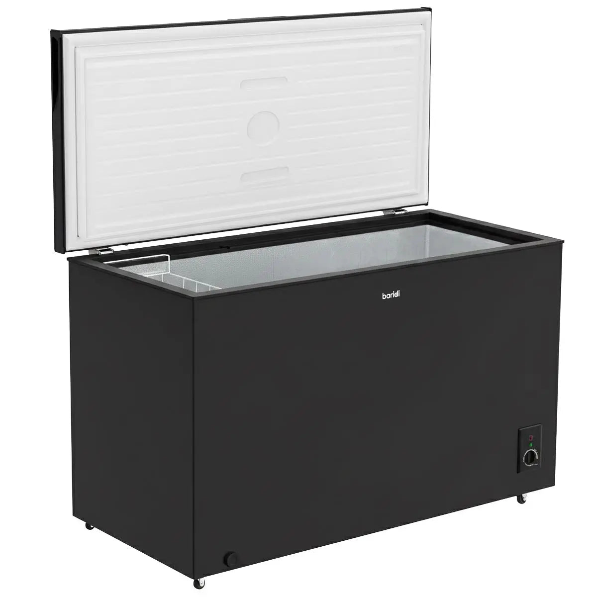 Baridi Freestanding Chest Freezer 299L Capacity - Black White Rose Tools