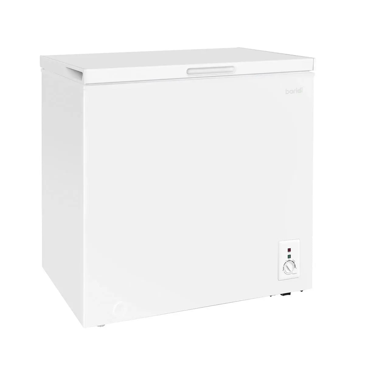 Baridi Freestanding Chest Freezer, 142L Capacity, Garages and Outbuilding Safe, -12 to -24°C Adjustable Thermostat with Refrigeration Mode, White  White Rose Tools