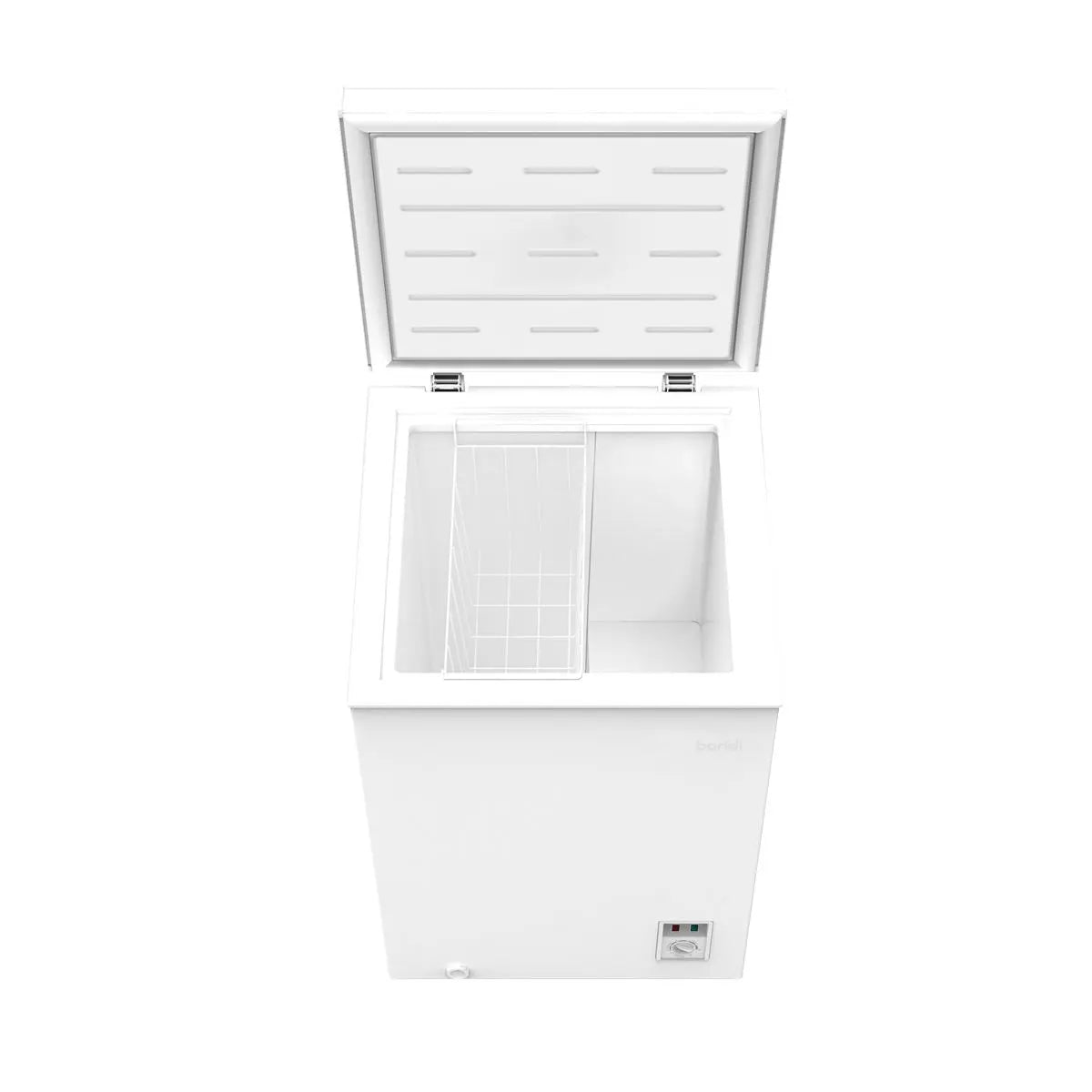Baridi Freestanding Chest Freezer, 99L Capacity, Garages and Outbuilding Safe, -12 to -24°C Adjustable Thermostat with Refrigeration Mode, White  White Rose Tools