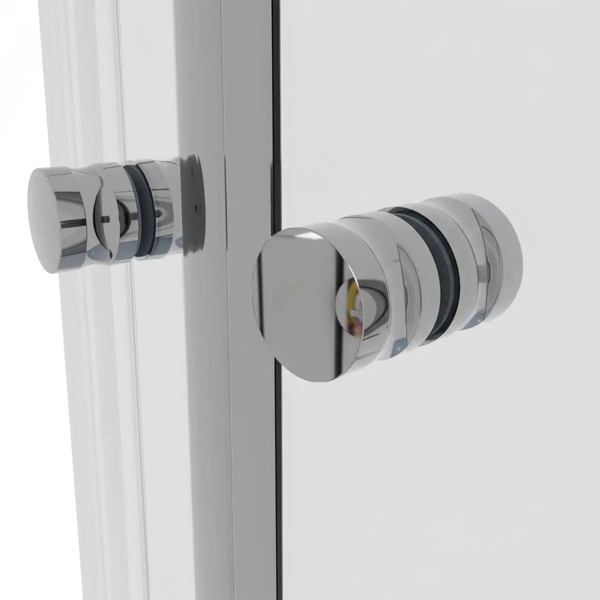 Baridi Quadrant Shower Entry Enclosure 800 x 800 x 1850mm with 6mm Tempered Glass - Chrome White Rose Tools