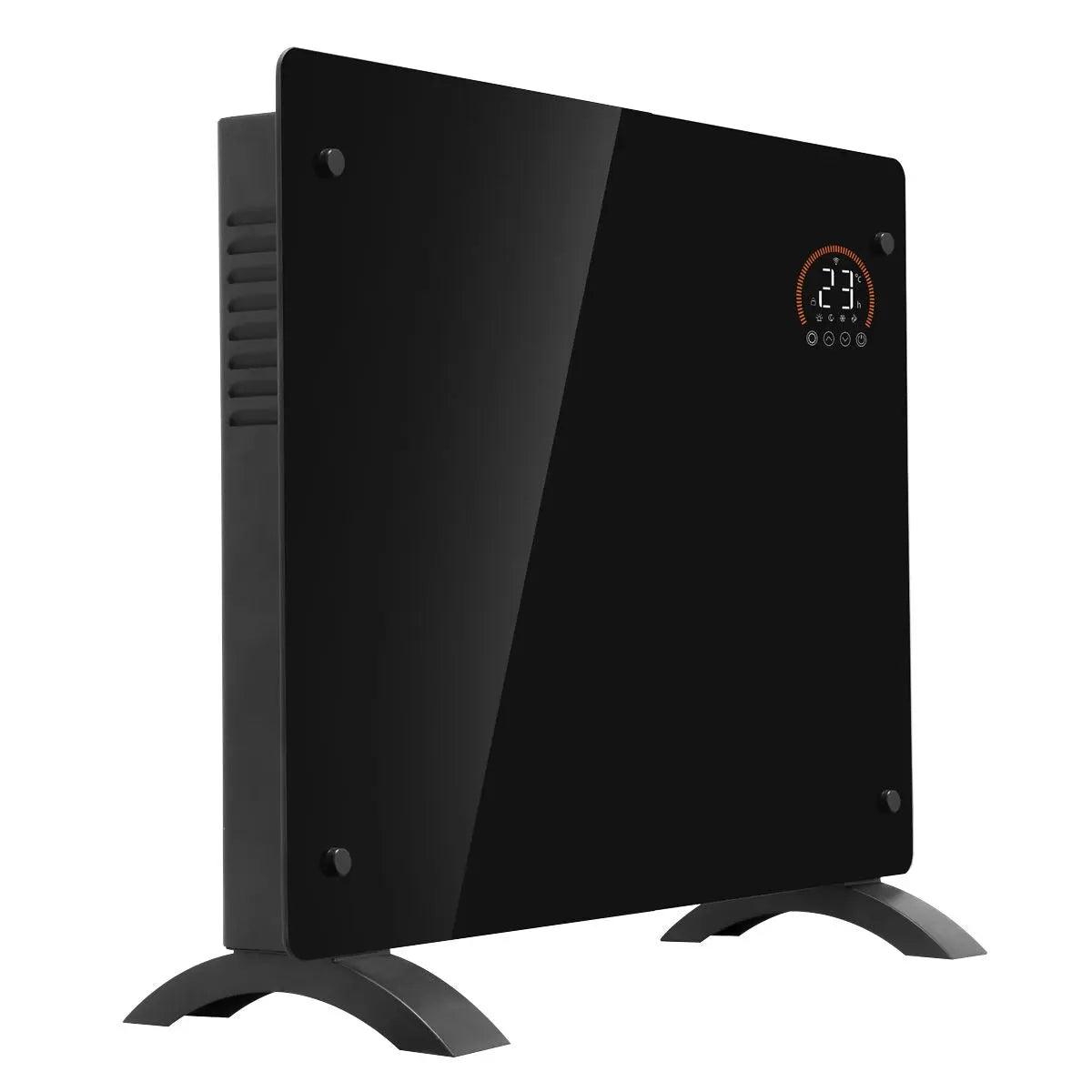 Baridi, Electric Glass Panel Heater, 1000W, Wi-Fi Enabled, Black - DH135  White Rose Tools