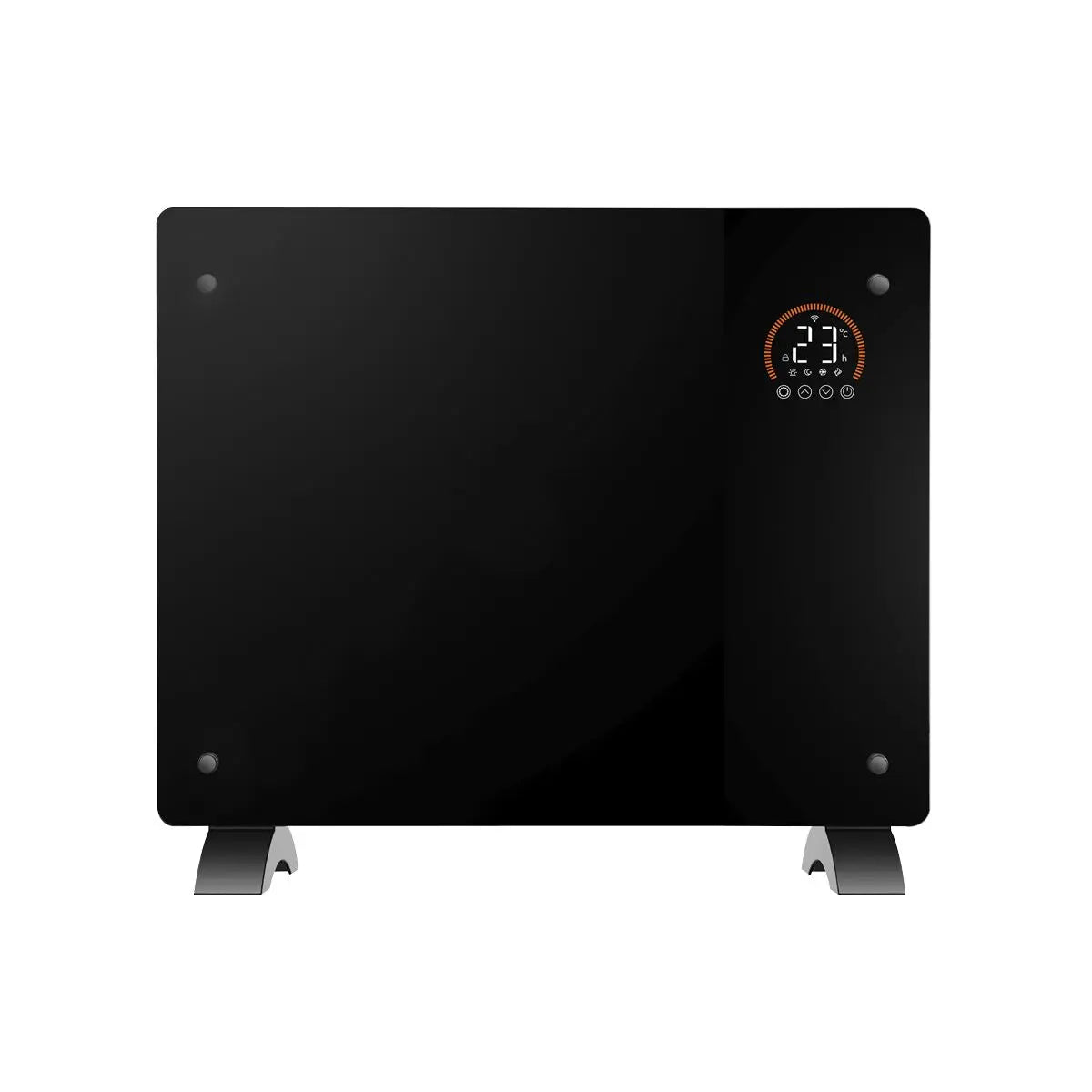 Baridi, Electric Glass Panel Heater, 1000W, Wi-Fi Enabled, Black - DH135 White Rose Tools