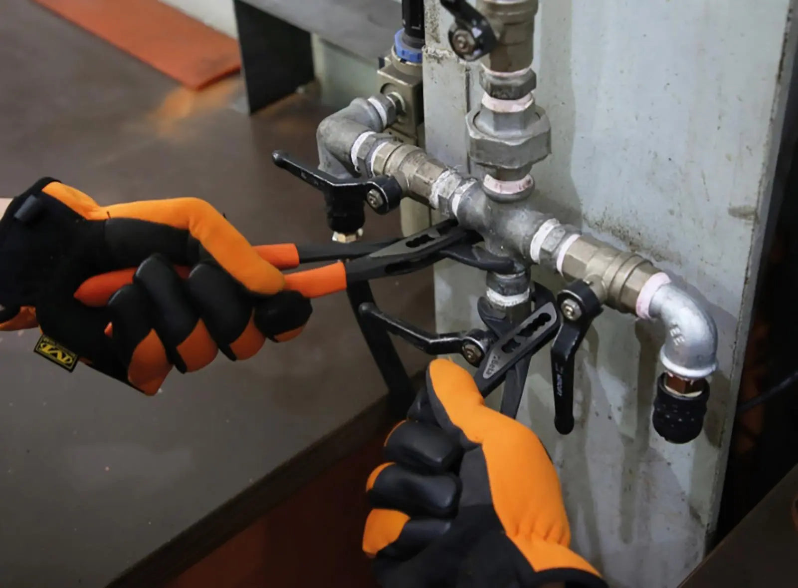 Beta Tools Slip Joint Pliers Water Pump Plier 175-400mm Slip Proof PVC Handles 1048N - Choose Size White Rose Tools