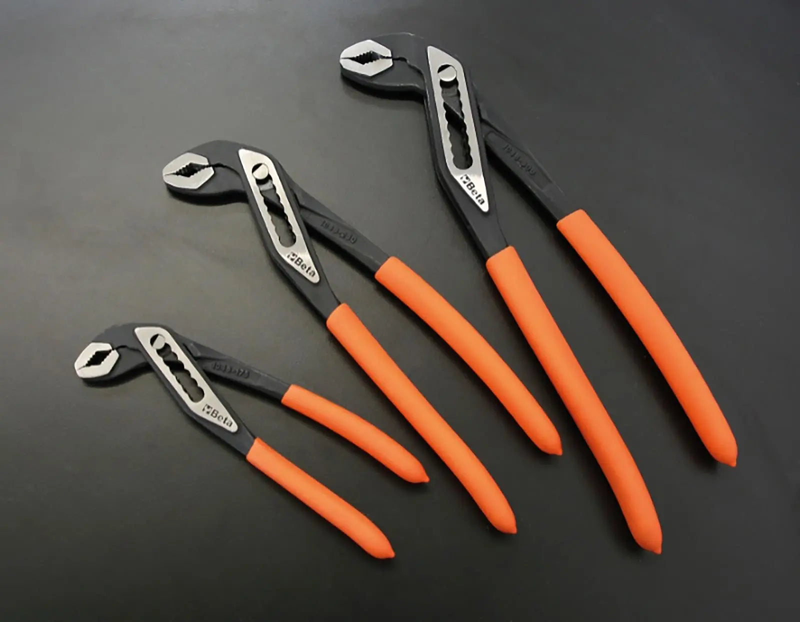 Beta Tools Slip Joint Pliers Water Pump Plier 175-400mm Slip Proof PVC Handles 1048N - Choose Size White Rose Tools