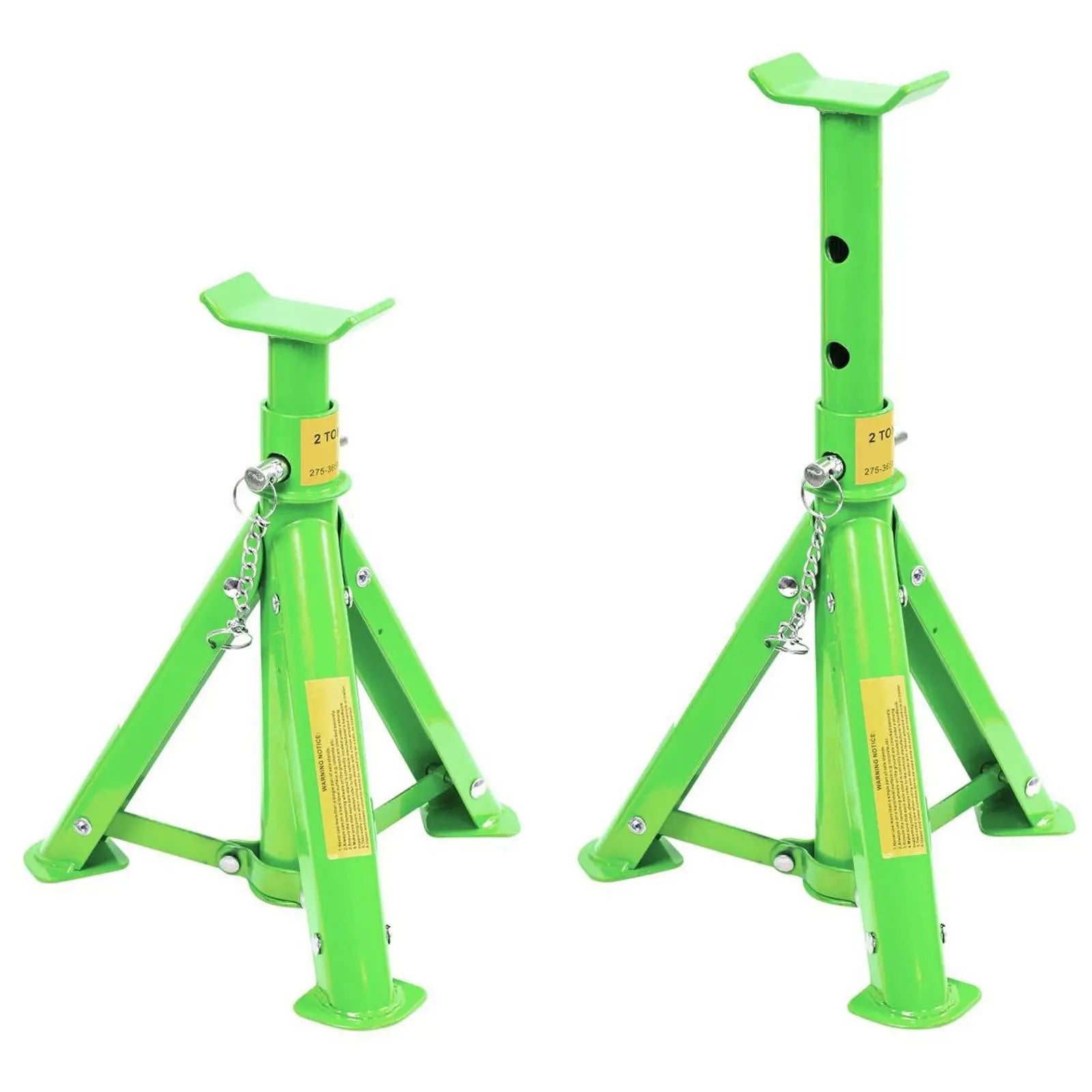 BlueSpot Axle Stands Foldable Jack Stand 2 Tonne 2000kg 270-355mm Lifting Height White Rose Tools