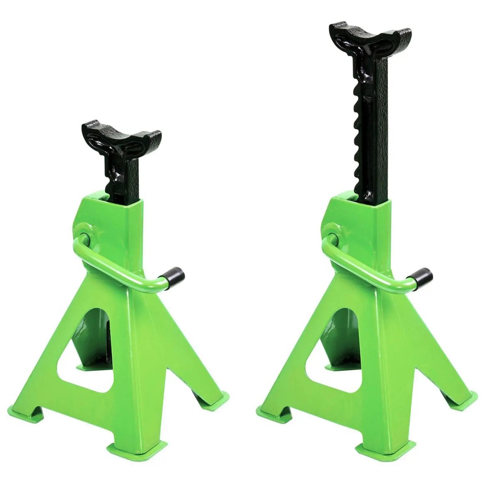 BlueSpot Axle Stands Ratchet Jack Stand 2 Tonne 2000kg 265-420mm Lifting Height White Rose Tools