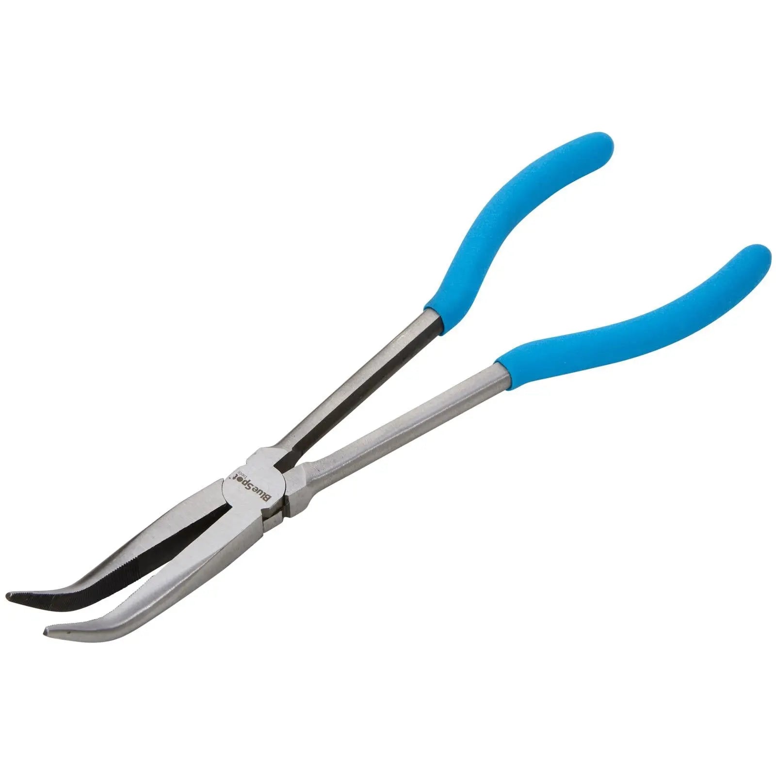 BlueSpot Bent Nose Long Reach Pliers 45 Degree 280mm White Rose Tools