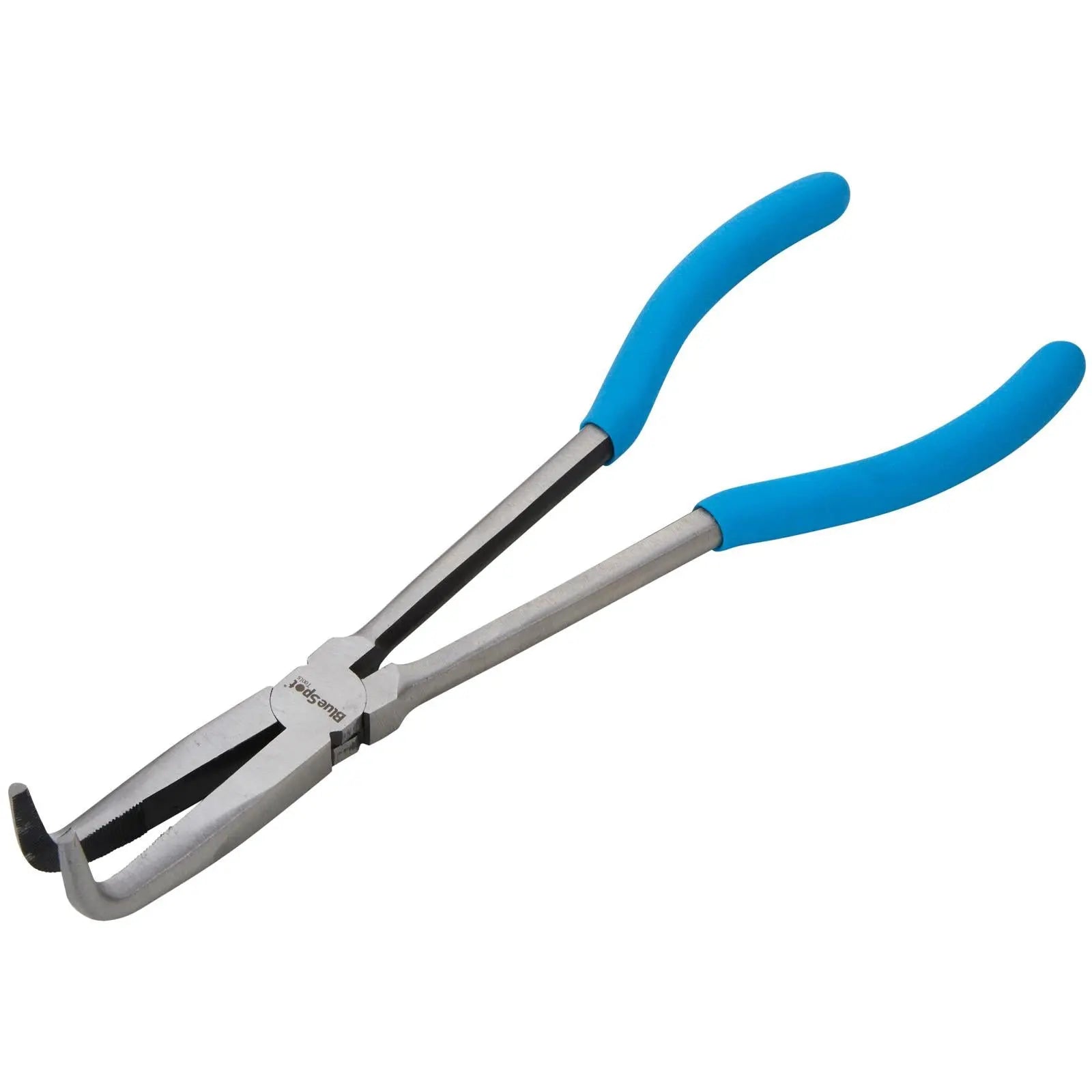BlueSpot Bent Nose Long Reach Pliers 90 Degree 280mm White Rose Tools