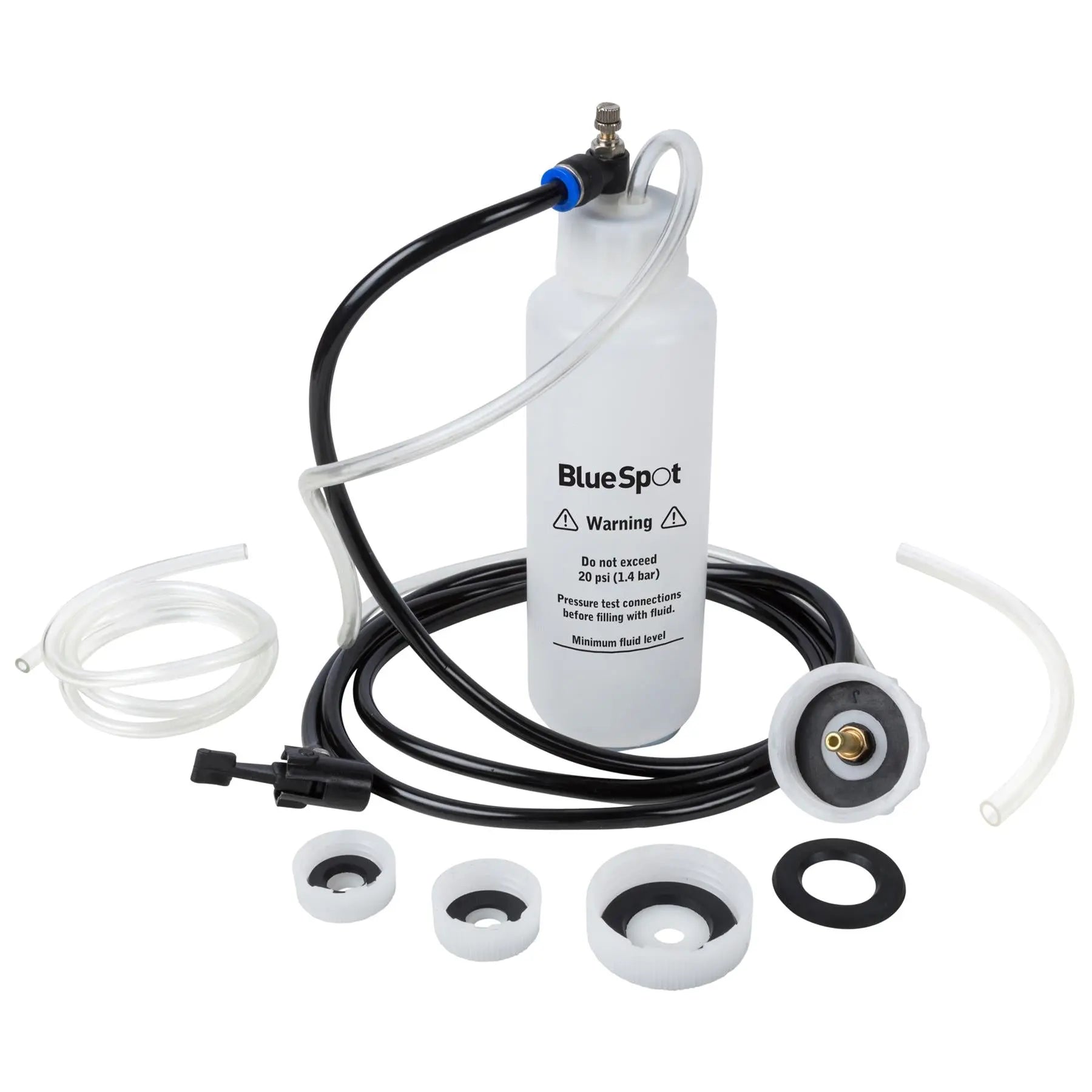 BlueSpot Brake and Clutch Bleeder Kit One Handed Operation 500ml