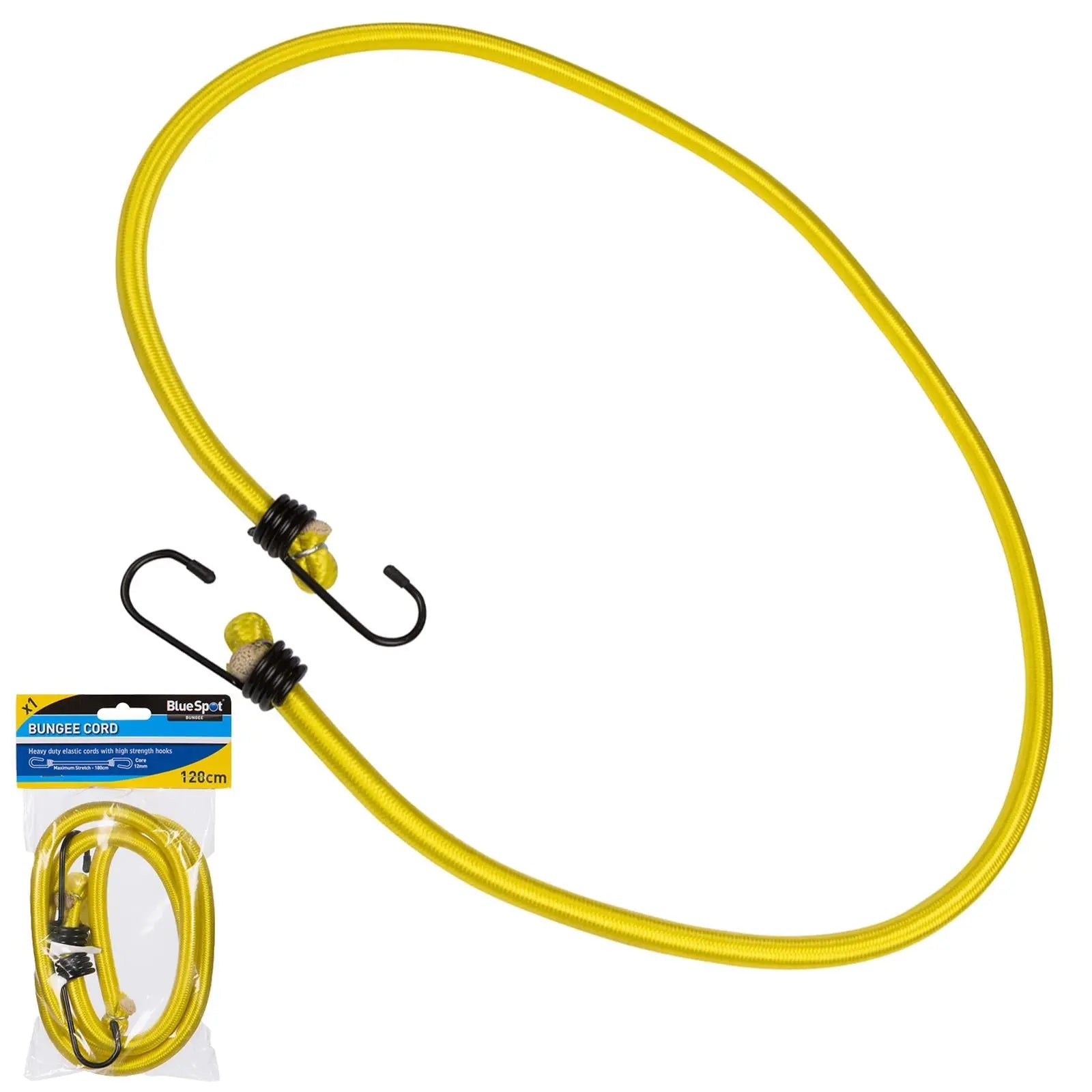 BlueSpot Bungee Cord 120cm Yellow