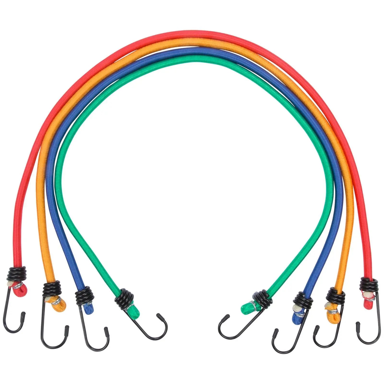 BlueSpot Bungee Cord Set 75cm 4 Piece White Rose Tools