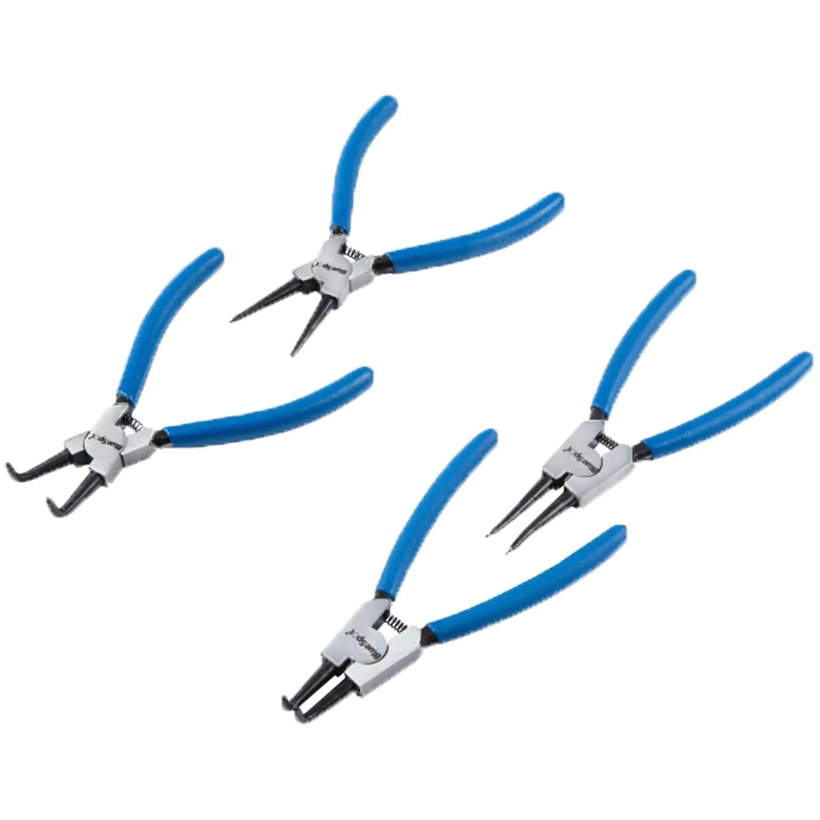 BlueSpot Circlip Plier Set in Storage Wallet 4 Piece