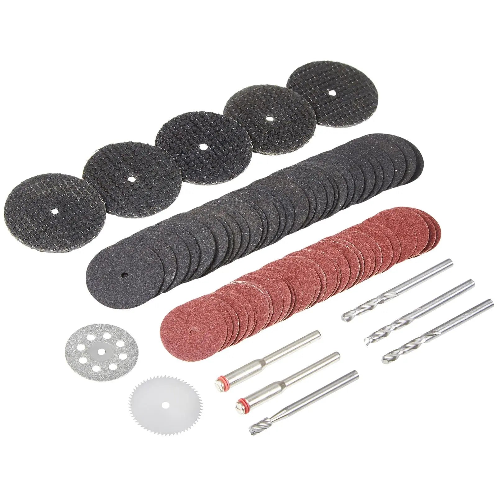 BlueSpot Cutting Drilling and Sanding Rotary Tool Accessory Set 78 Piece White Rose Tools