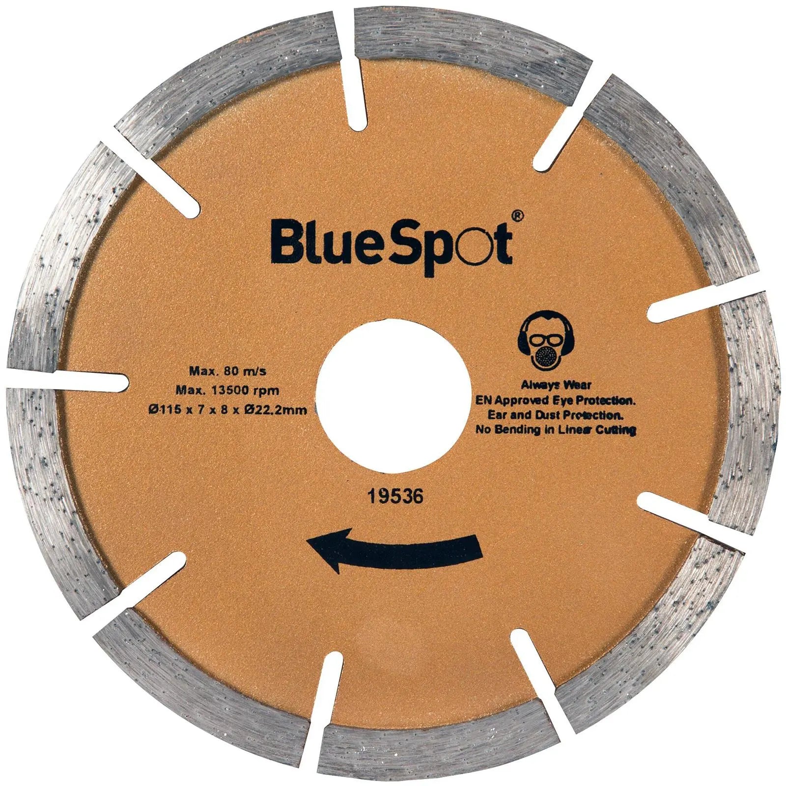 BlueSpot Diamond Mortar Raking Disc Blade 115mm 4.5" Angle Grinder Pointing