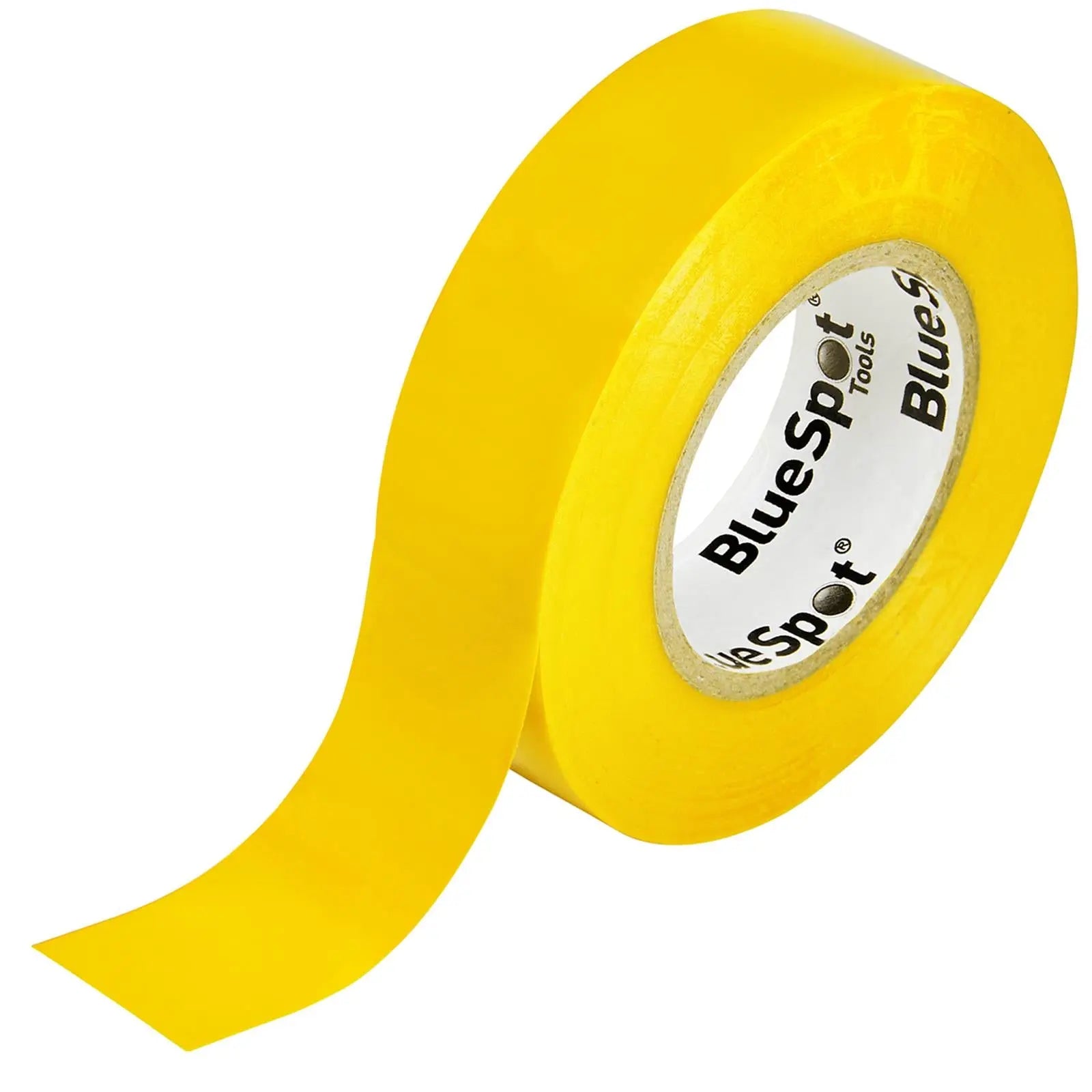 BlueSpot Electrical Insulation Tape Yellow PVC 19mm x 20m