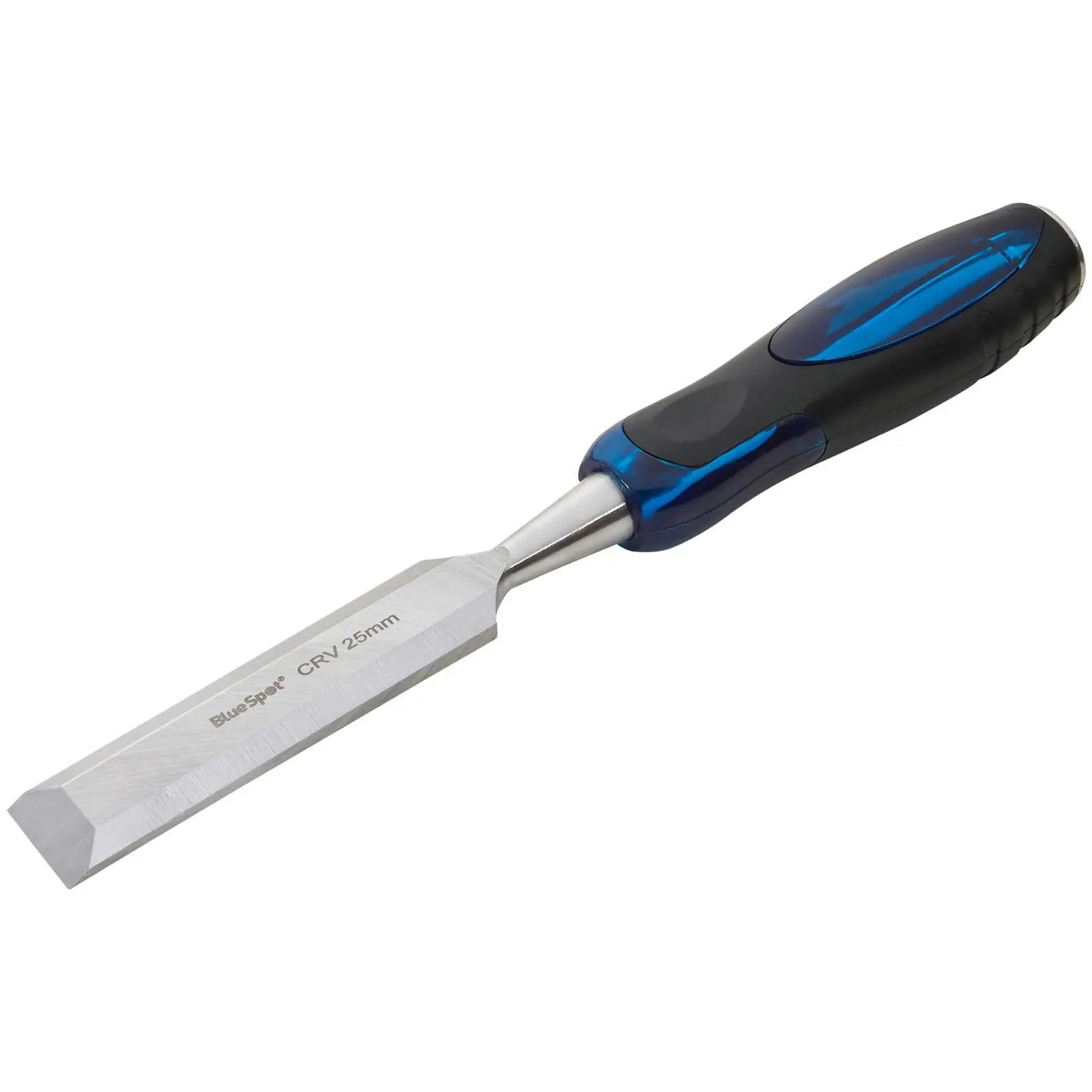 BlueSpot Go Through Wood Chisel with Striking Cap 25mm 1 White Rose Tools