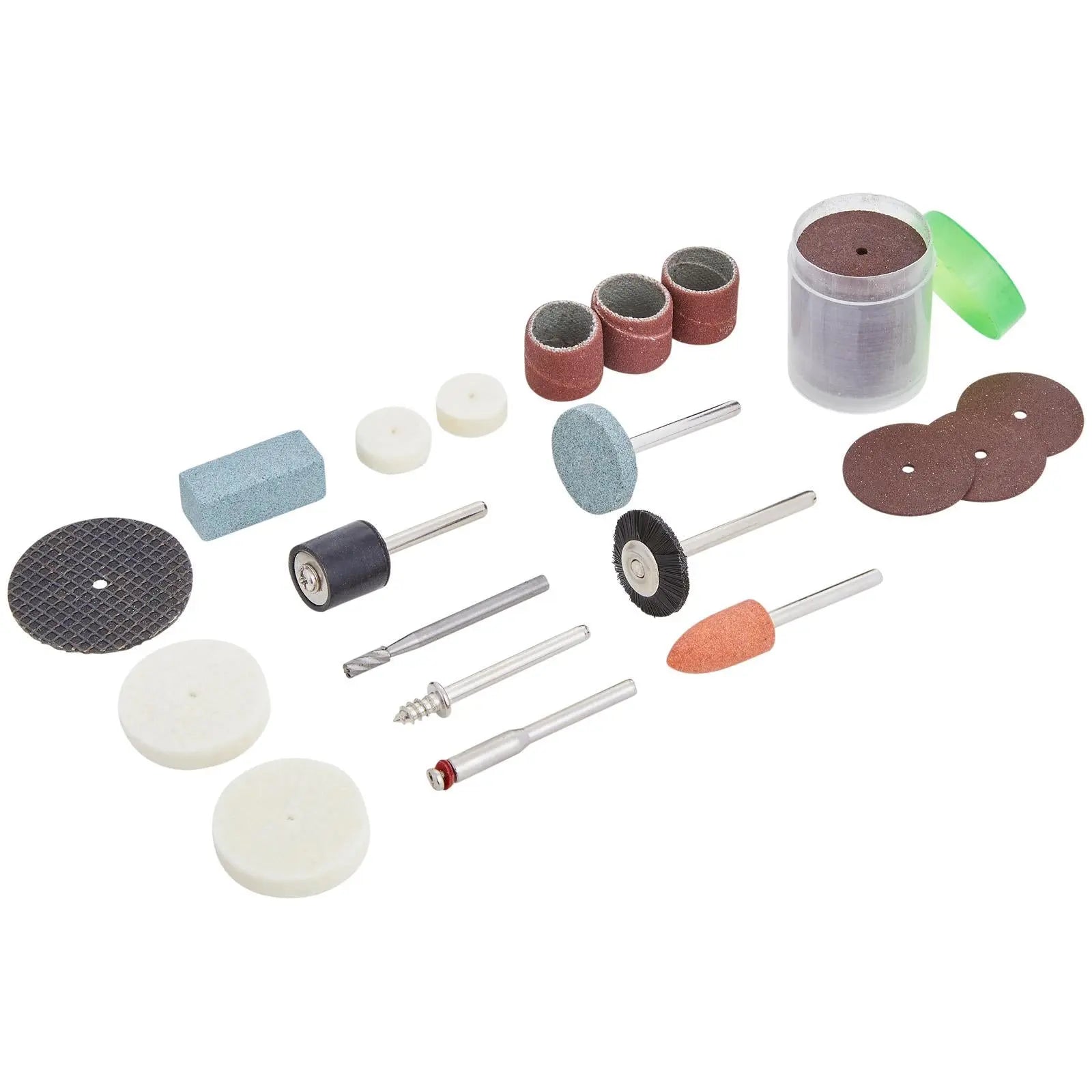 BlueSpot Grinding Sanding and Cutting Rotary Tool Accessory Set 52 Piece White Rose Tools