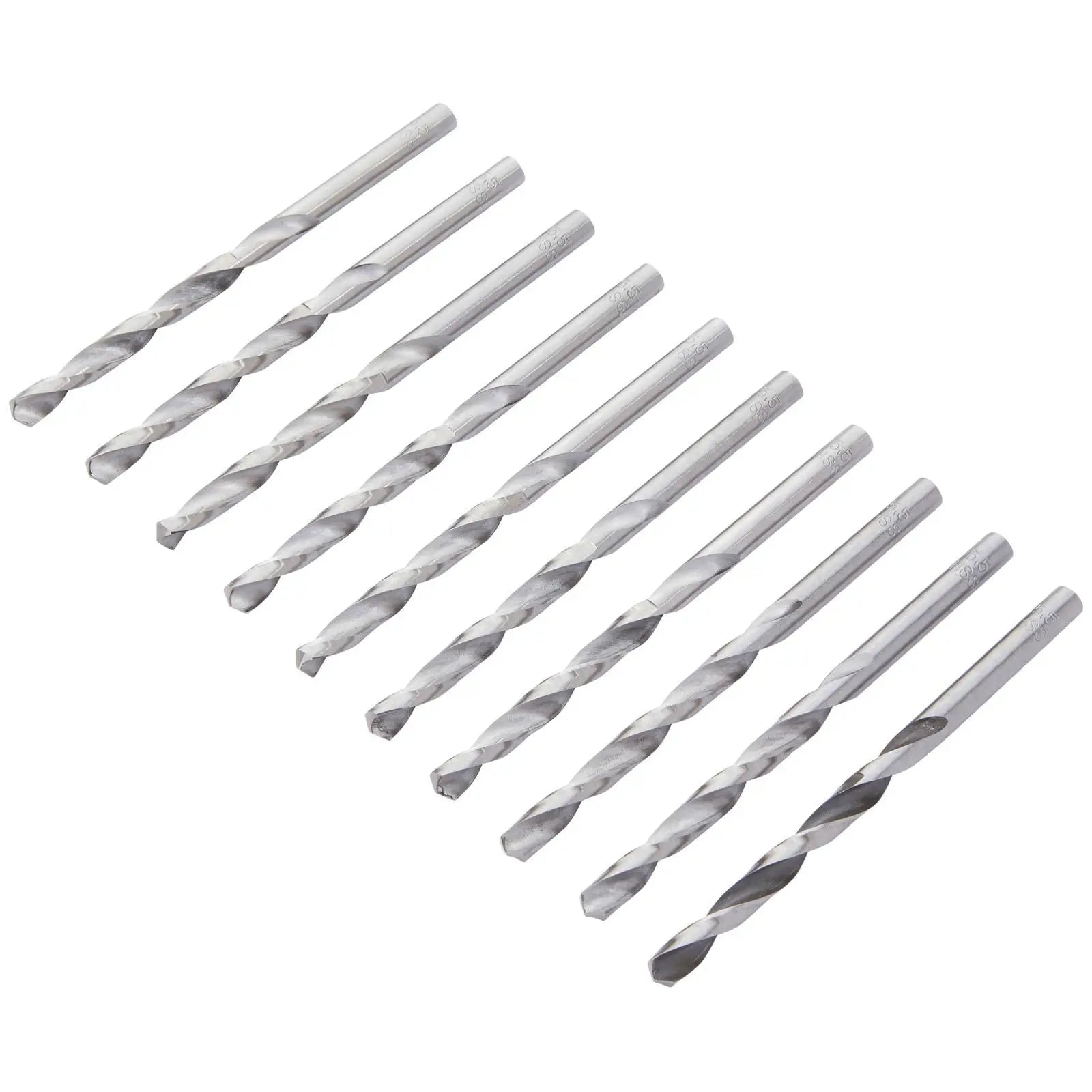 BlueSpot HSS Metal Drill Bits 5.5mm 10 Pack White Rose Tools