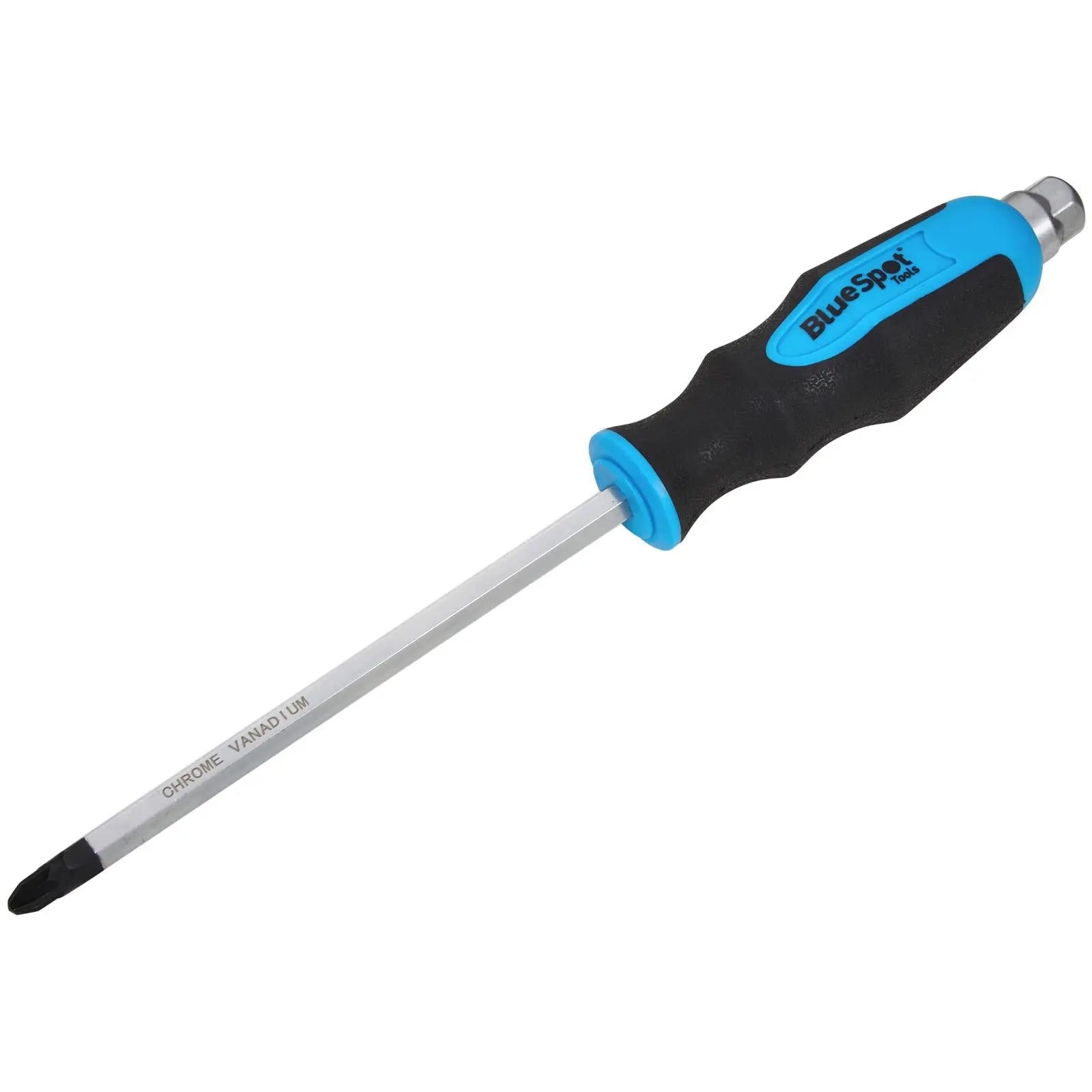 BlueSpot Hex Bolster Screwdriver Pozi PZ3 x 150mm PZ White Rose Tools