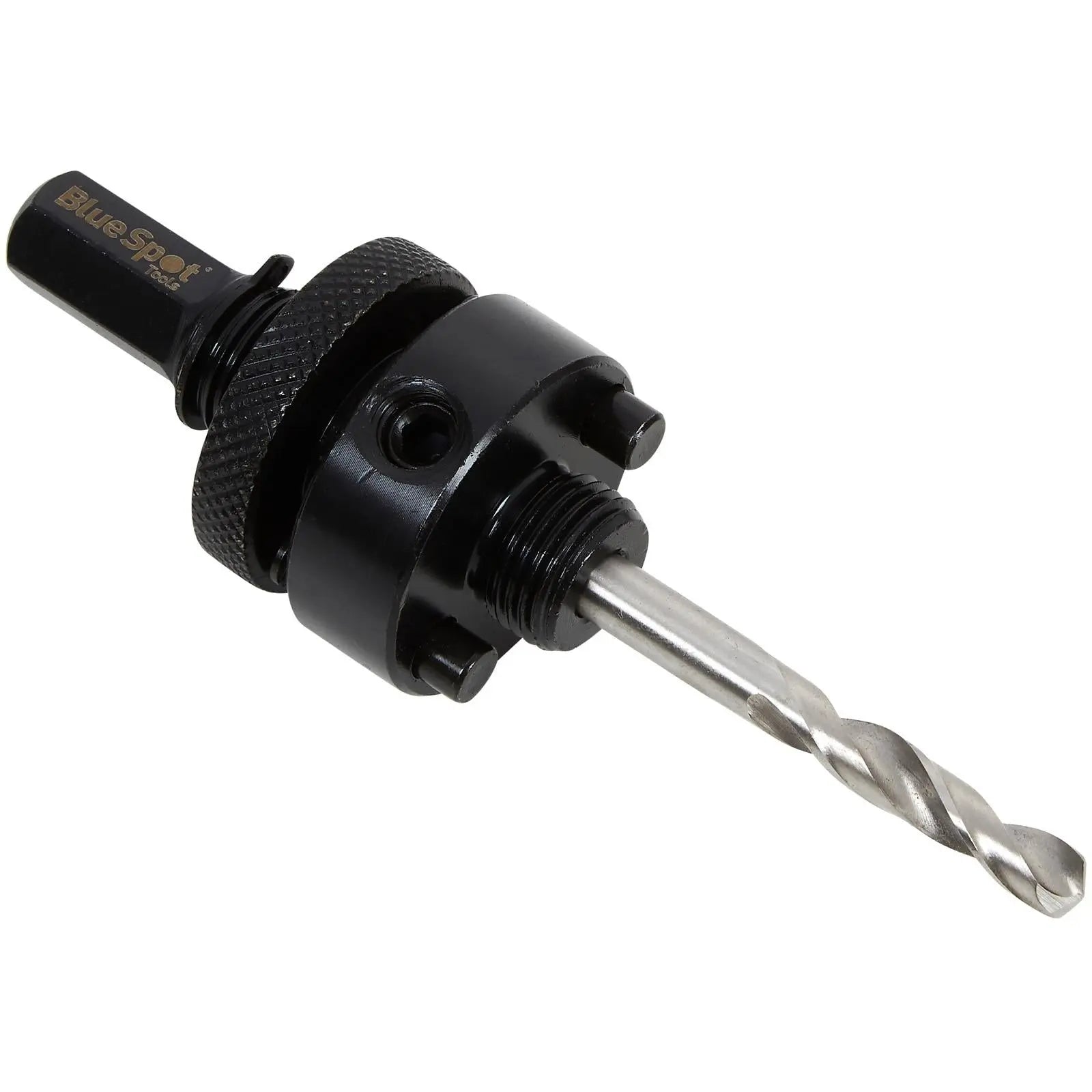 BlueSpot Hole Saw Arbor 7/16" Hex for 32-152mm Holesaws White Rose Tools