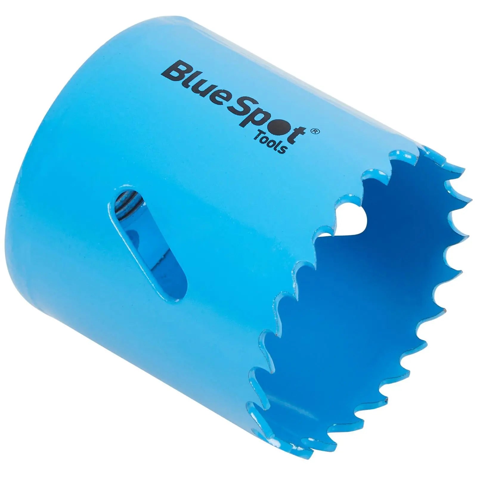 BlueSpot Hole Saw Bi-Metal 44mm HSS Teeth White Rose Tools