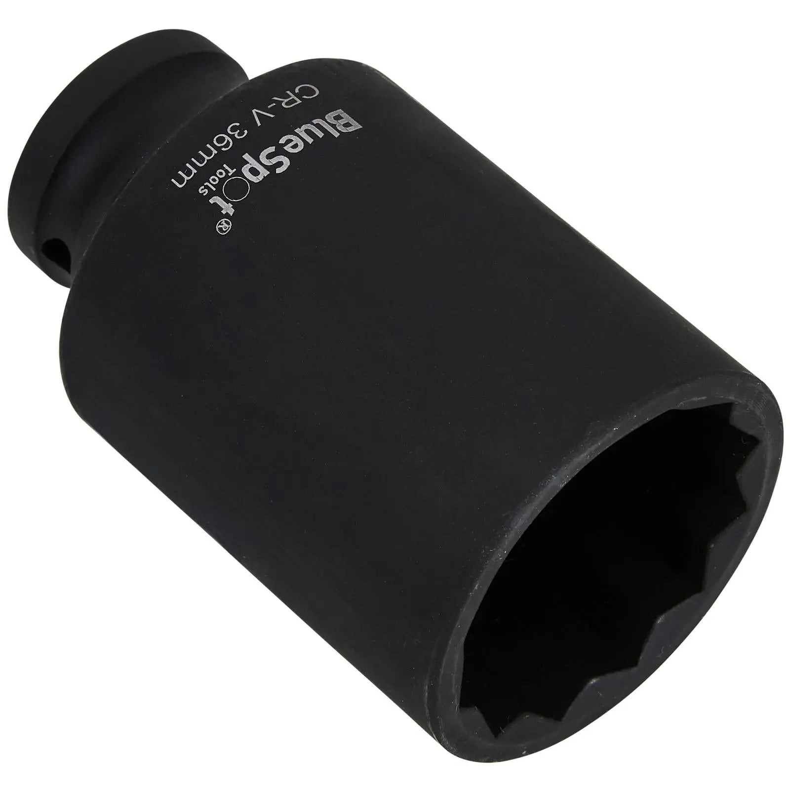 BlueSpot Individual Deep Impact Socket 12 Point 1/2" Deep 24-46mm - Choose Size White Rose Tools