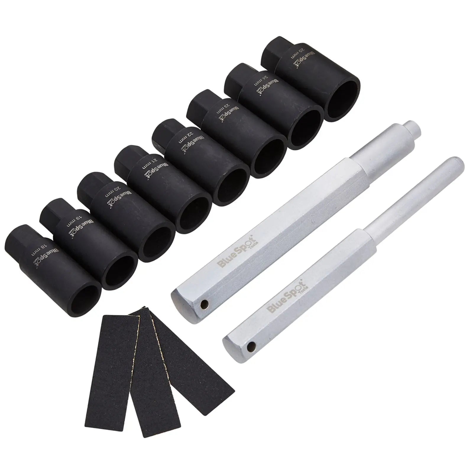 BlueSpot Locking Wheel Nut 10 Piece 18-25mm