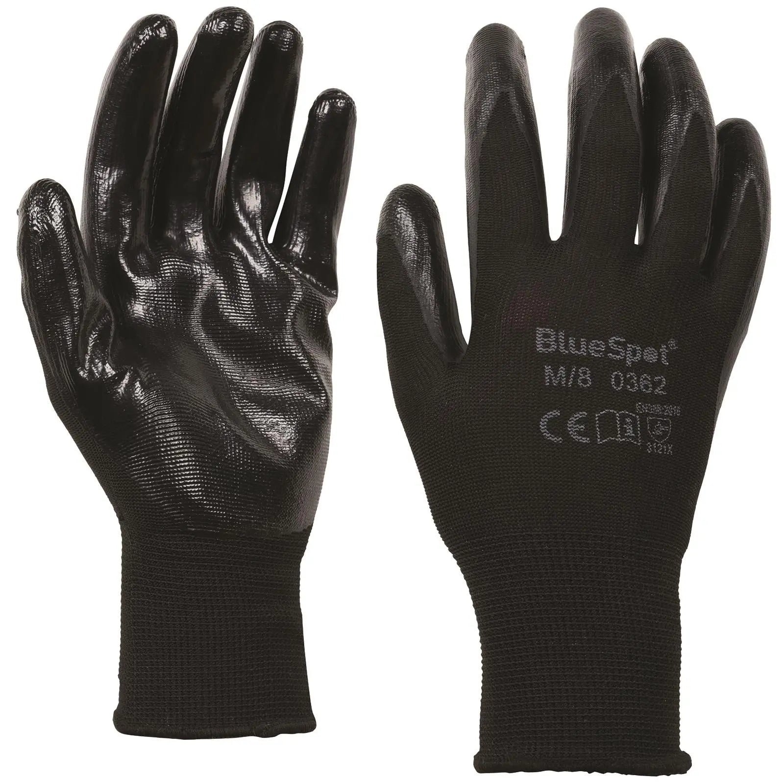 BlueSpot Nitrile Grip Gloves 1 Pair
