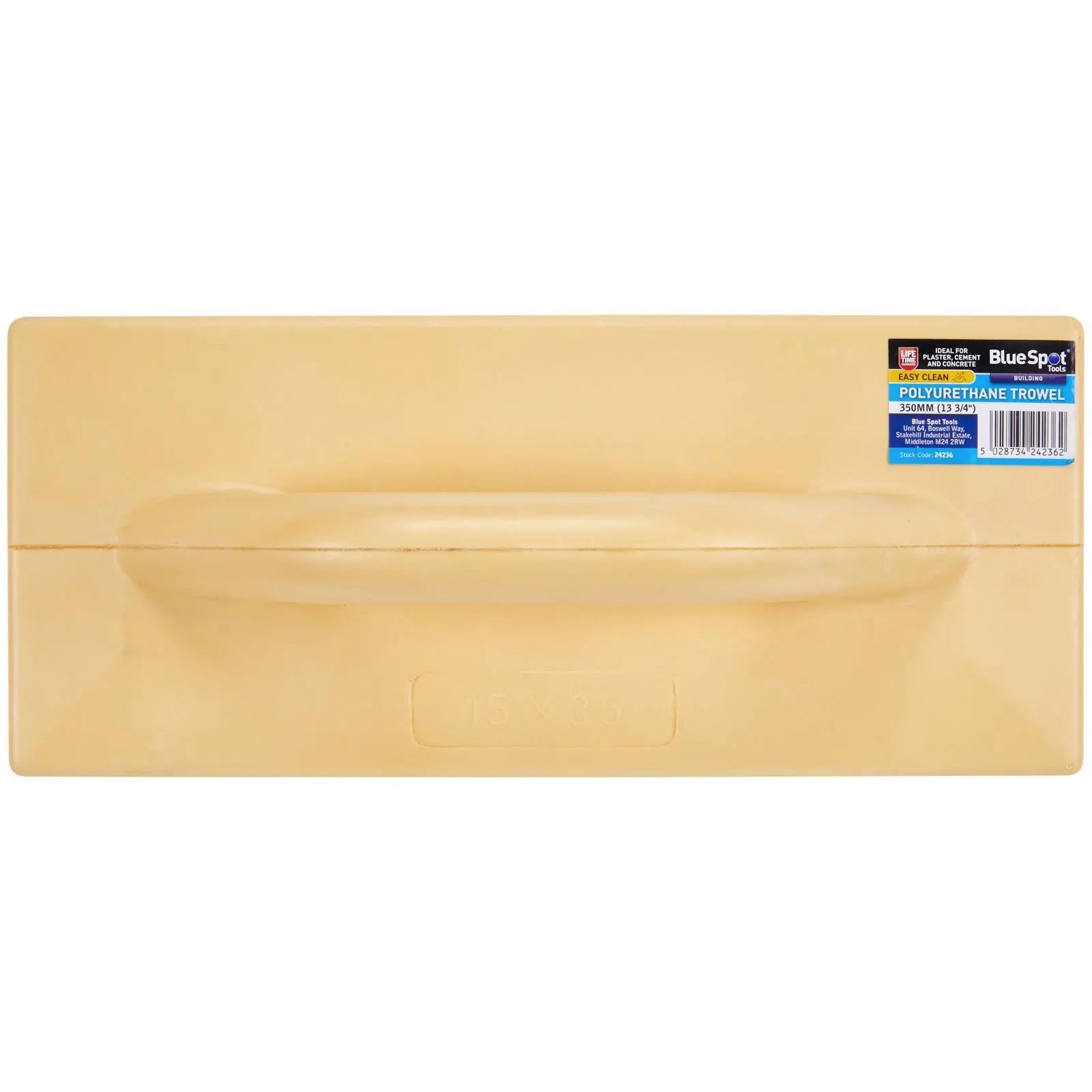 BlueSpot Polyurethane Trowel 350mm White Rose Tools