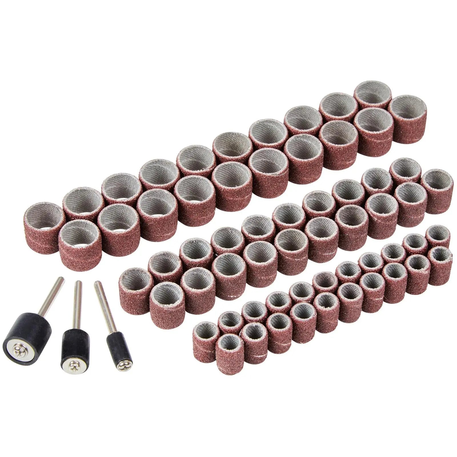 BlueSpot Sanding Rotary Tool Accessory Set 63 Piece White Rose Tools