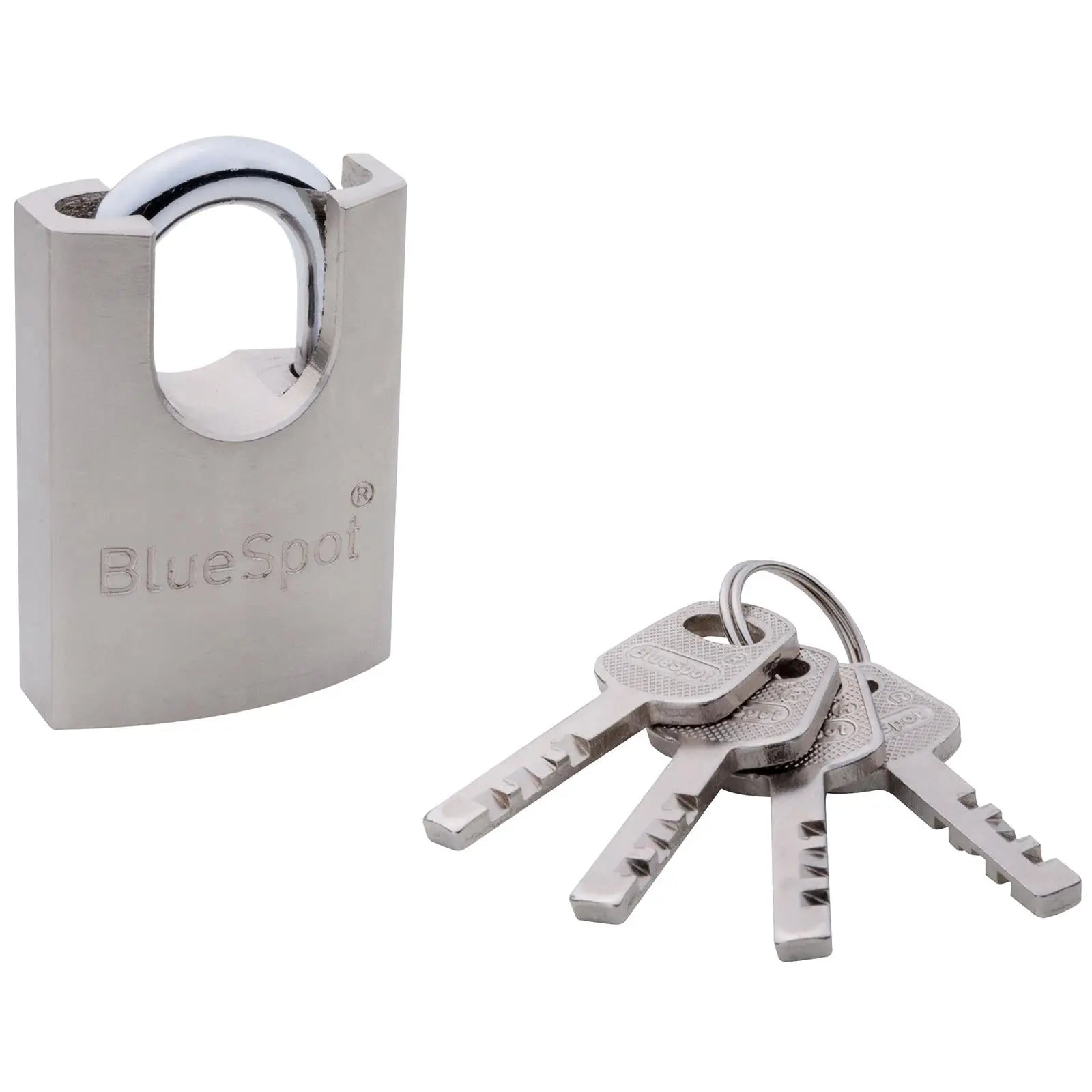 BlueSpot Shrouded Satin Finish Padlock 40mm